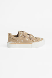 Soulier en canevas imprimé avec velcro - Enfant && BEIGE/MULTI