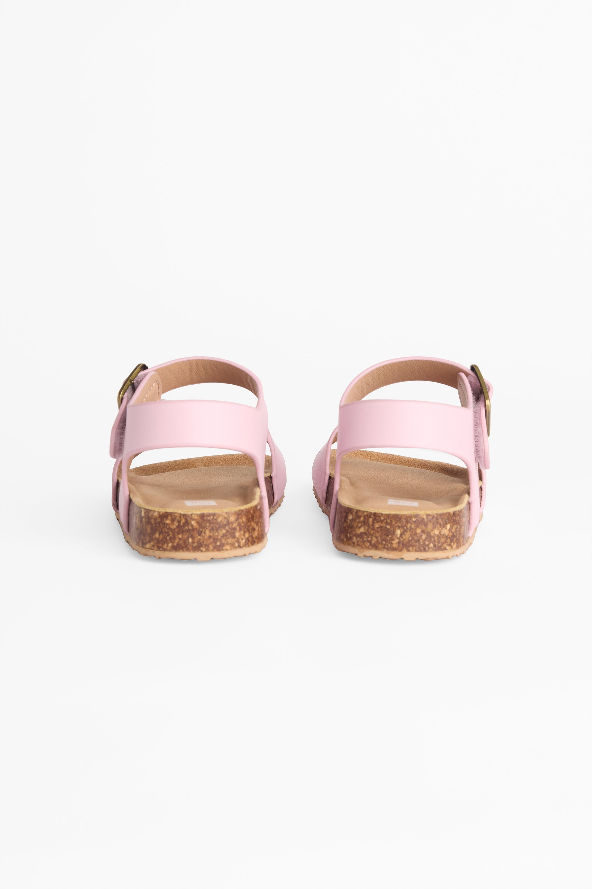 Sandales Nappa PU avec Velcro - fille && ROSE
