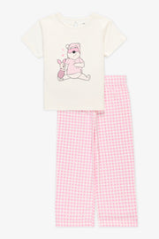 Veste en sherpa brodée - Bébé fille && BLANC CASSÉ/MULTI