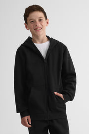 Pantalon ouaté uni en coton - Bébé && NOIR