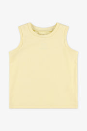 Camisole col rond unie en jersey - Bébé garçon && JAUNE