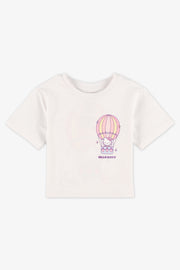 Chandail M/courtes Hello Kitty - Bébé fille && BLANC