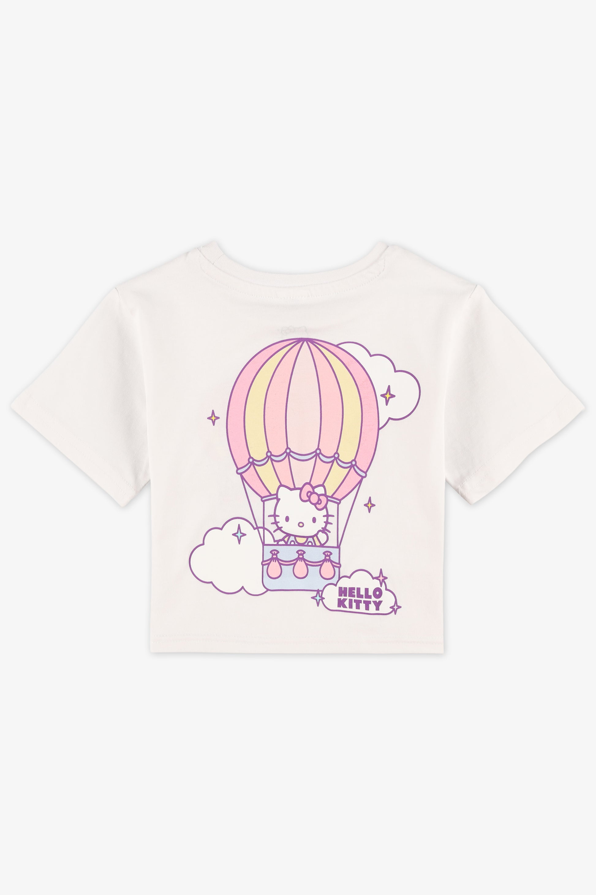 Chandail M/courtes Hello Kitty - Bébé fille && BLANC