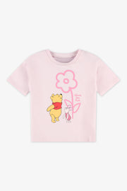 Chandail M/courtes Winnie Fleurs - Bébé fille && ROSE