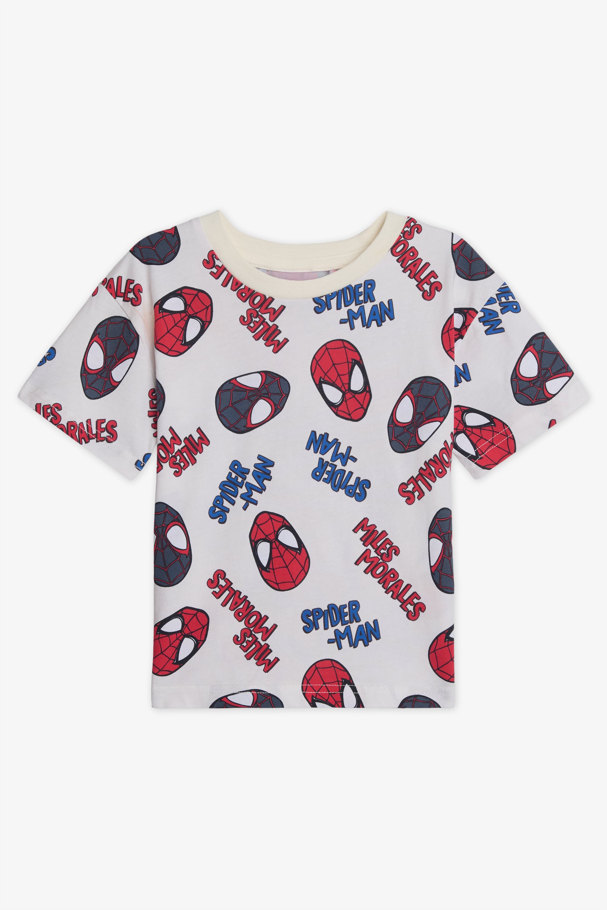 Chandail M/courtes uni avec imprimé - Bébé fille && BLANC CASSÉ