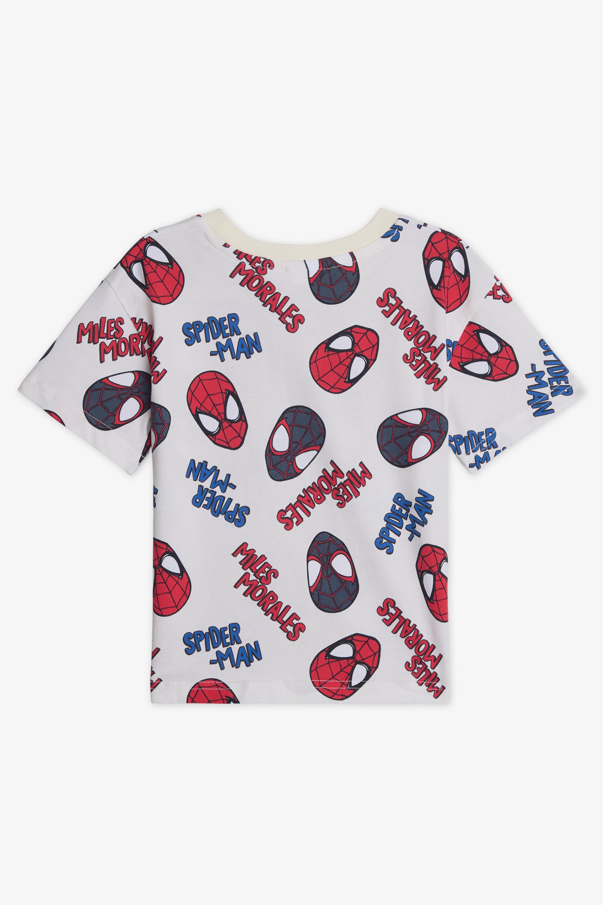 Chandail M/courtes uni avec imprimé - Bébé fille && BLANC CASSÉ