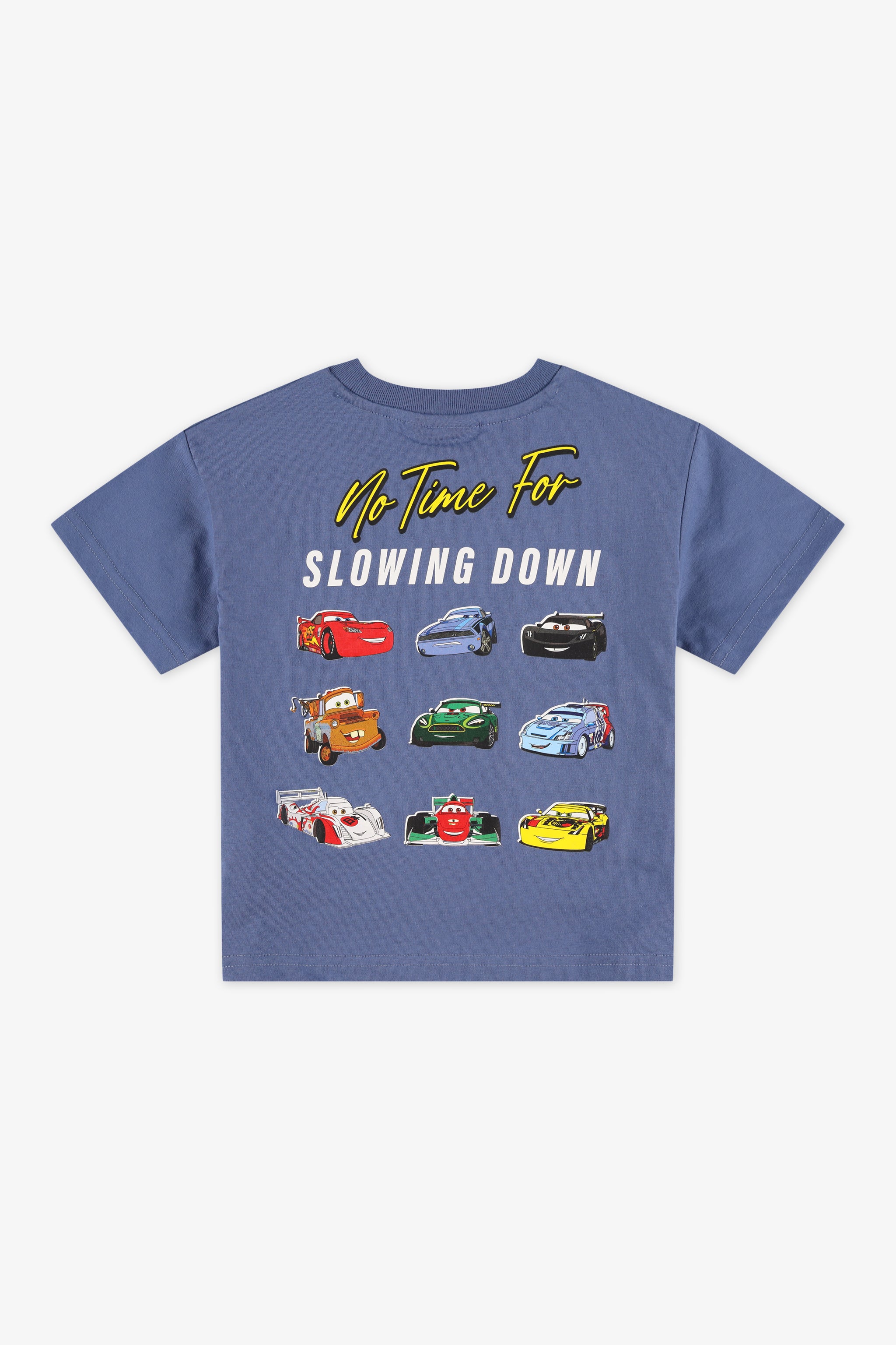 Chandail M/courtes col rond graphique - Enfant fille && BLEU