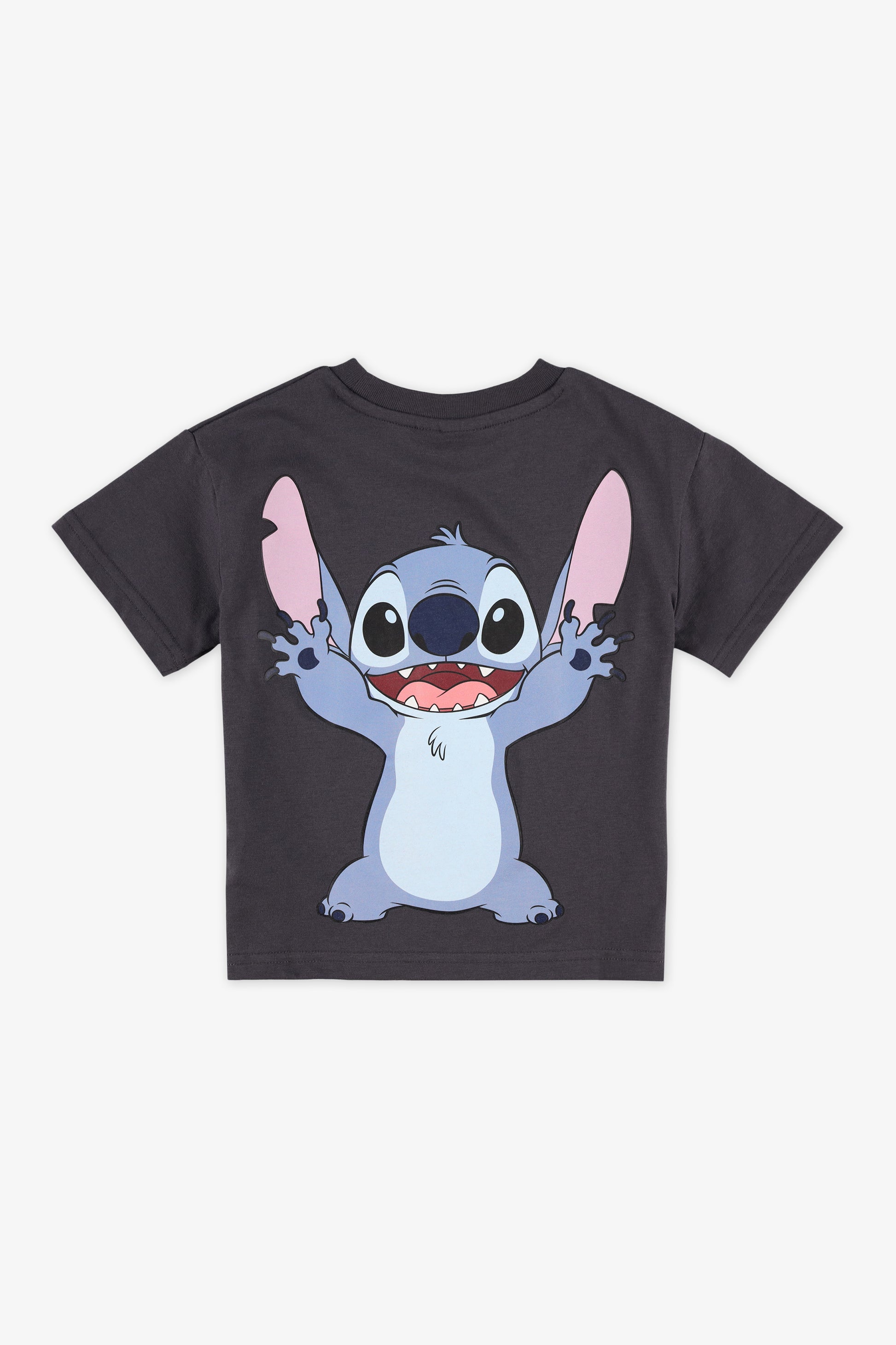 Chandail M/courtes graphique Stitch - Enfant garçon && CHARBON