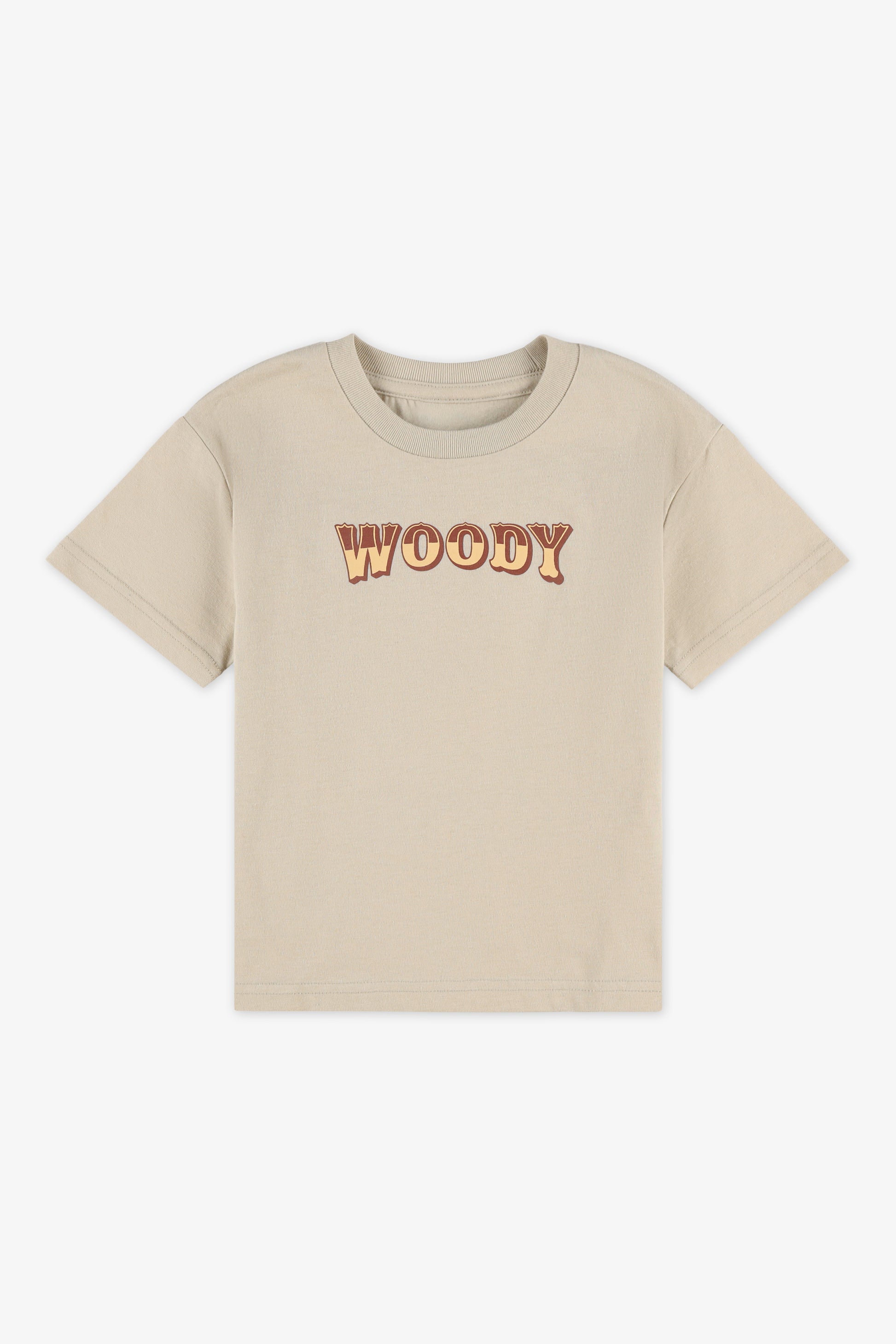 Chandail M/courtes graphique Woody - Enfant garçon && TAUPE
