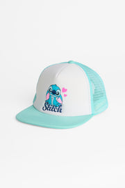 Casquette Stitch blanche et bleue – Homme && BLANC