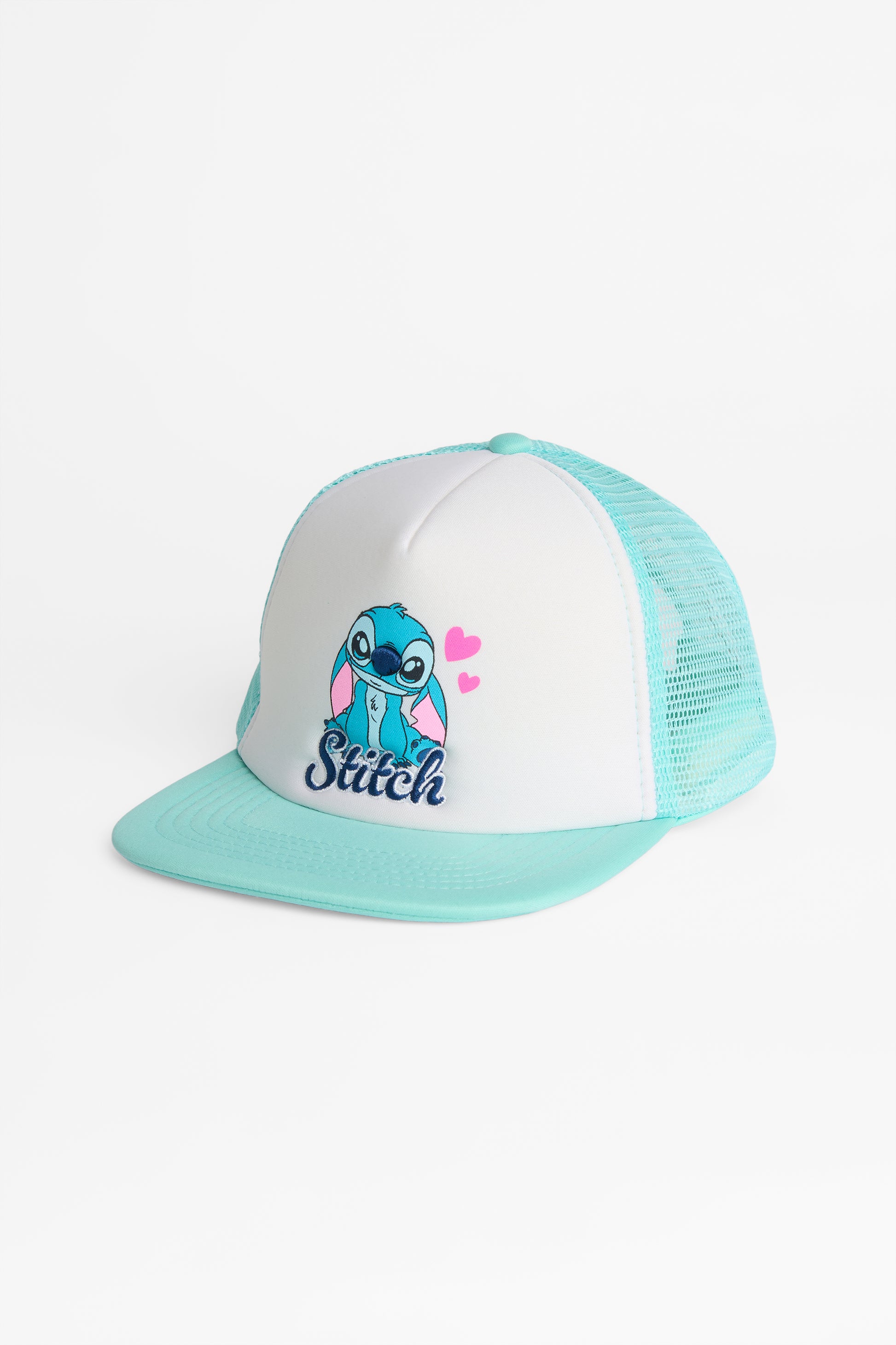 Casquette Stitch blanche et bleue – Homme && BLANC
