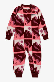 Pyjama 1 pièce micropolar imprimé - Bébé fille && ROSE MULTI