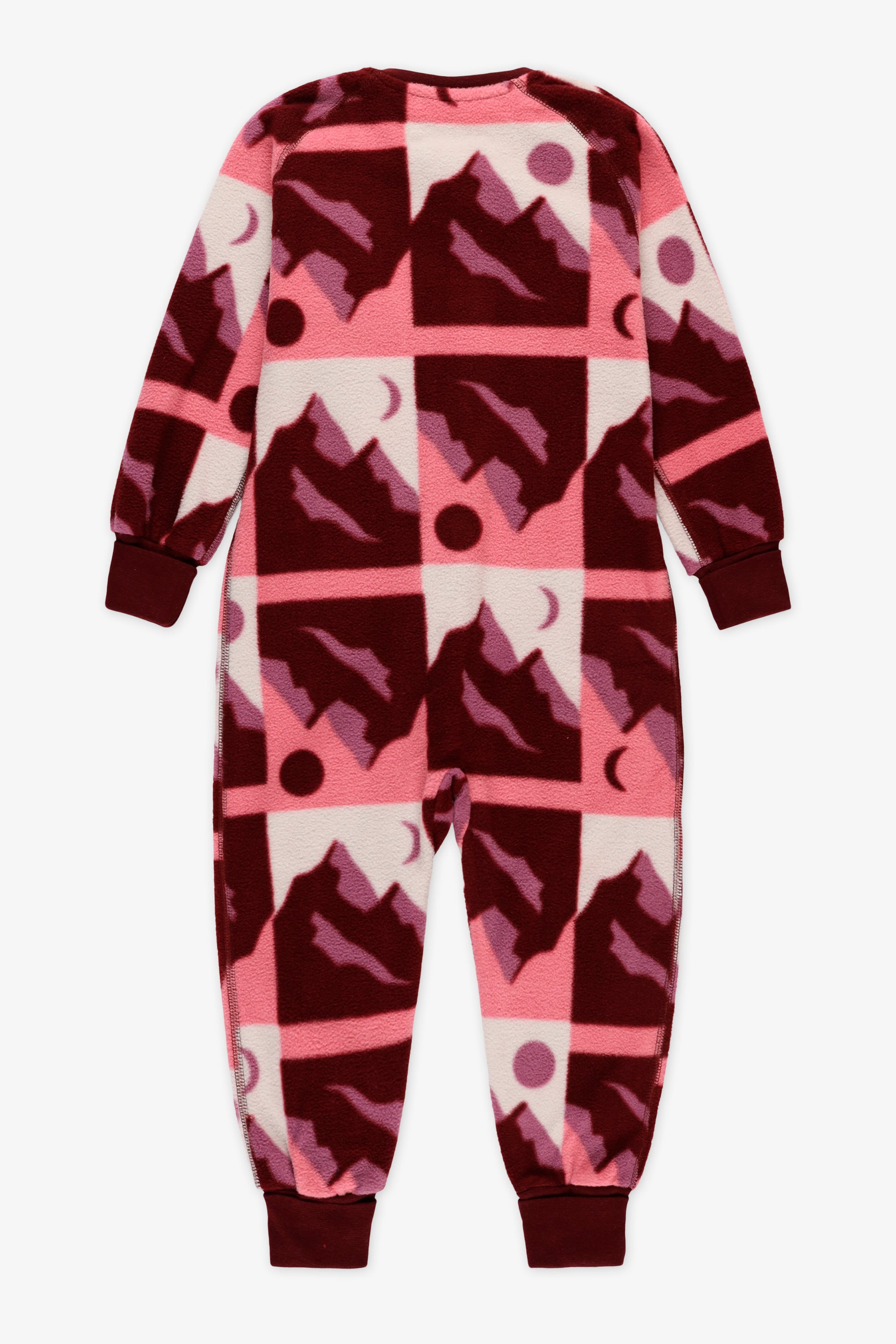 Pyjama 1 pièce micropolar imprimé - Bébé fille && ROSE MULTI