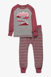 Pyjama 2 pièces modal graphique coloré - Bébé fille && ROSE