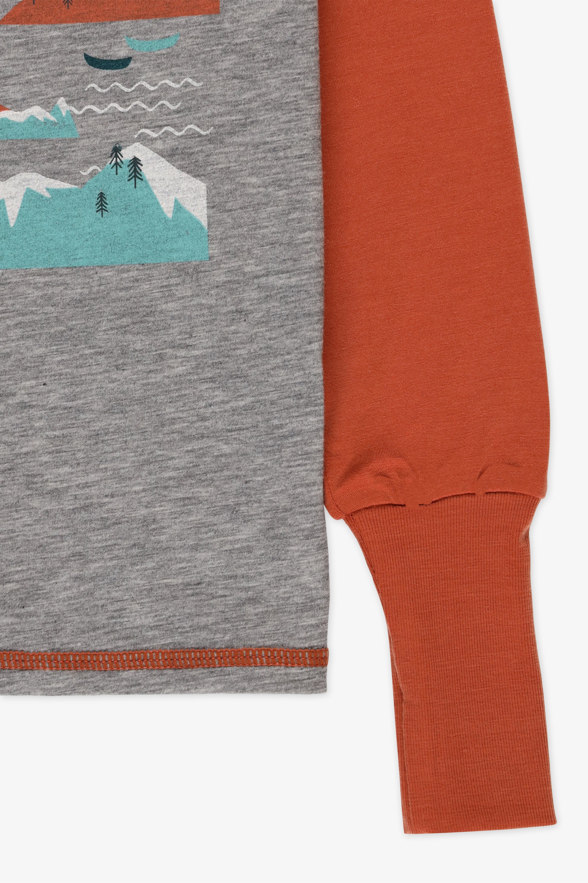 Pyjama 2 pièces modal ultradoux évolutif - Bébé garçon && ORANGE