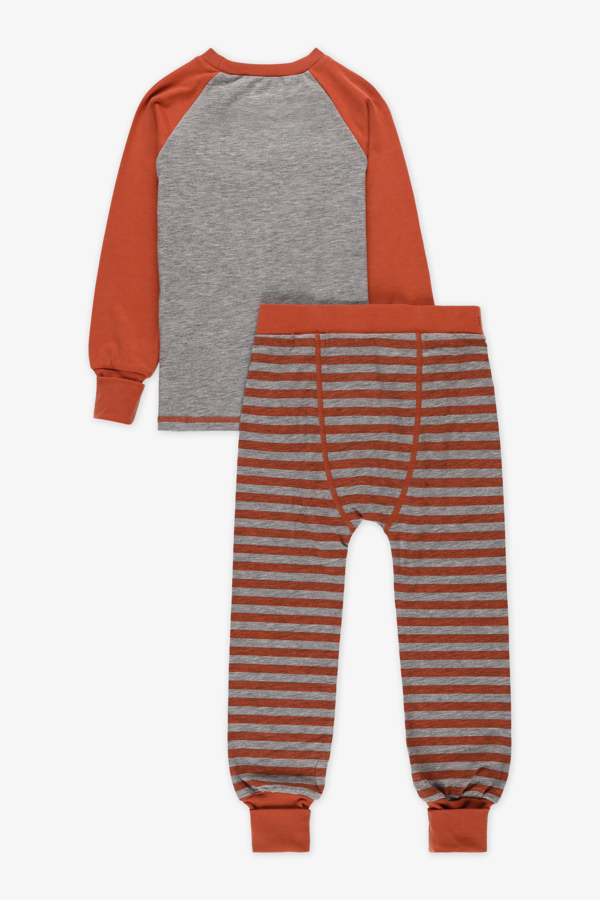 Pyjama 2 pièces modal manches raglan - Bébé garçon && ORANGE