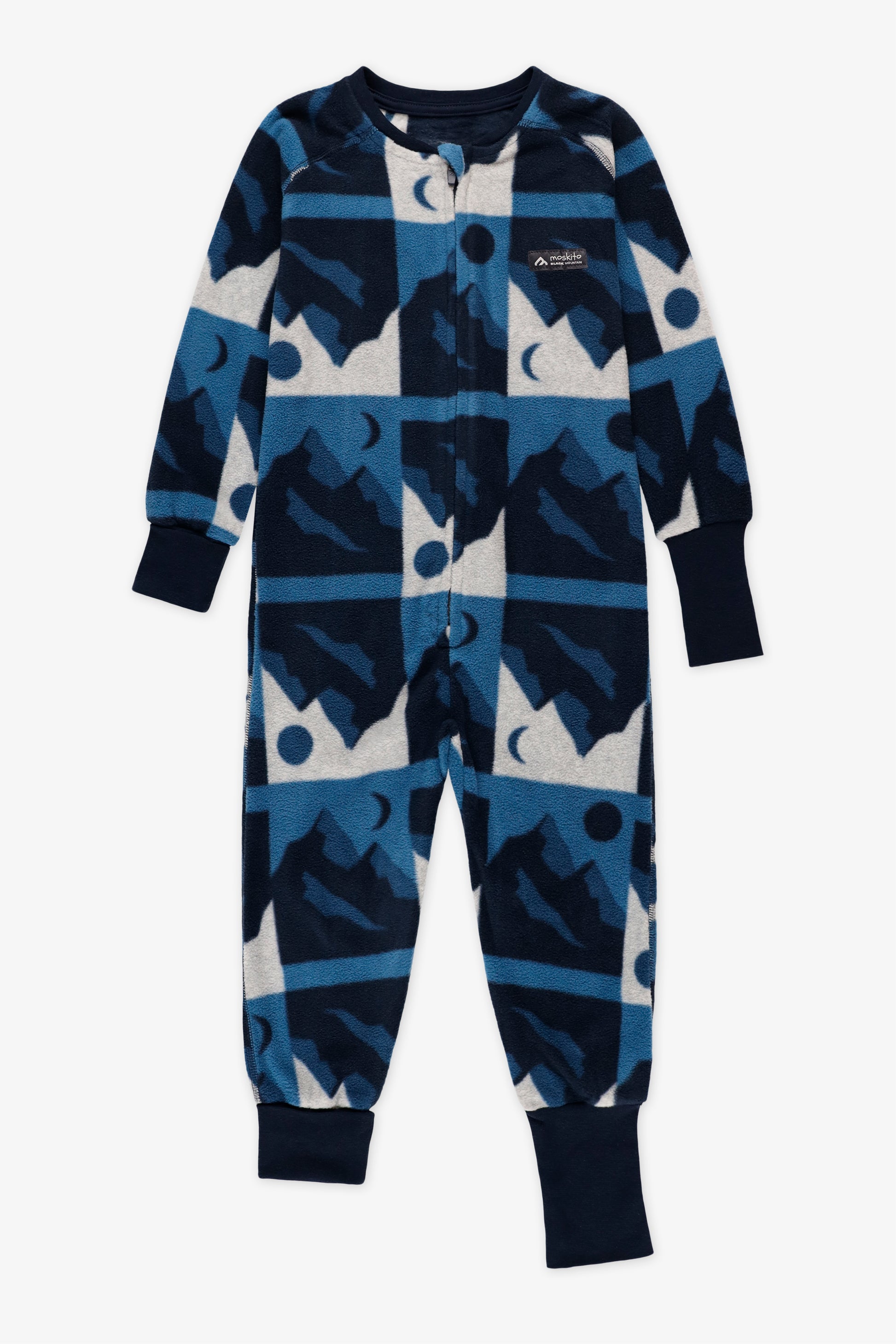Pyjama 1 pièce micropolar imprimé - Enfant garçon && MARIN/MULTI