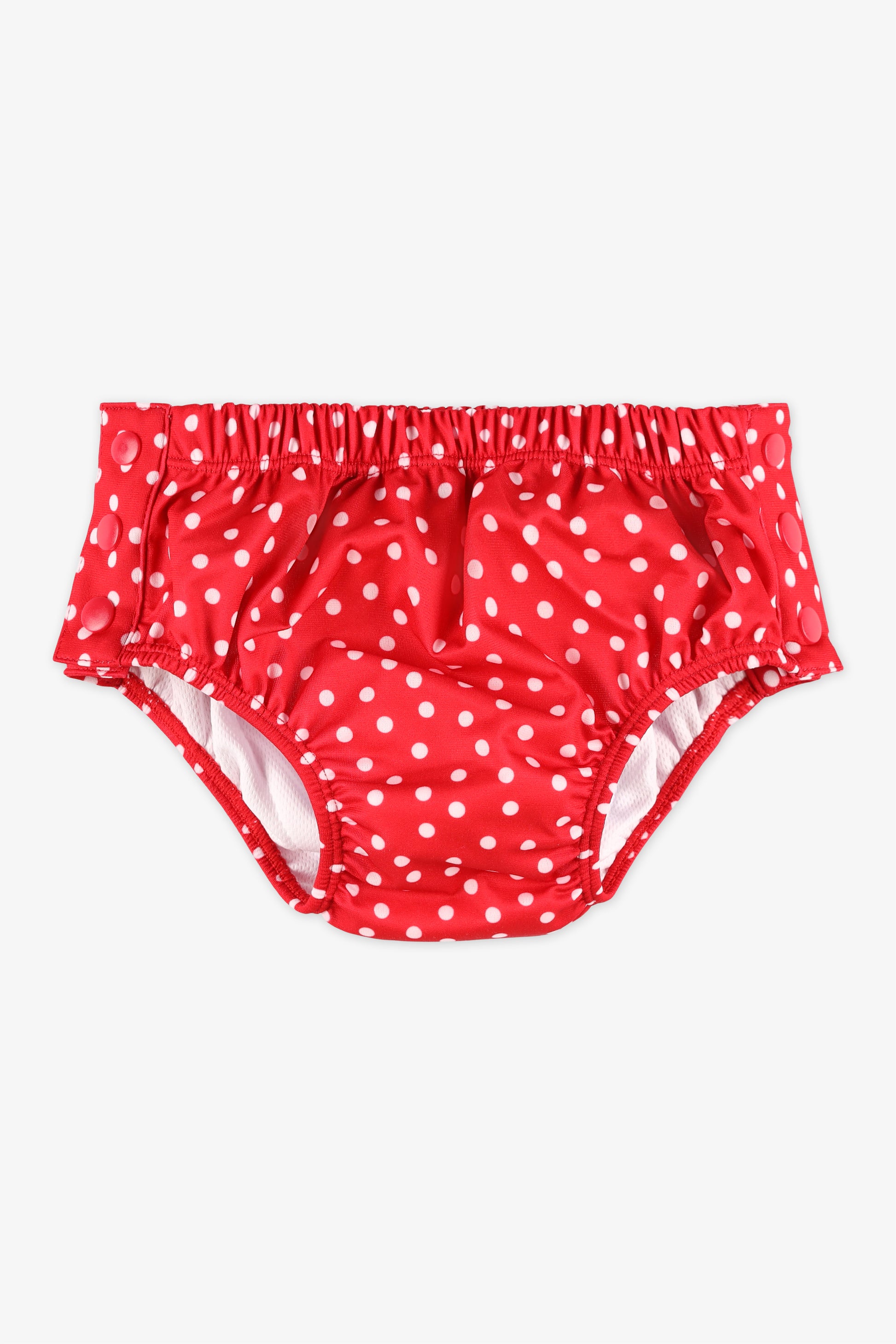 Couche-maillot de bain en scuba - Bébé fille && ROUGE/MULTI