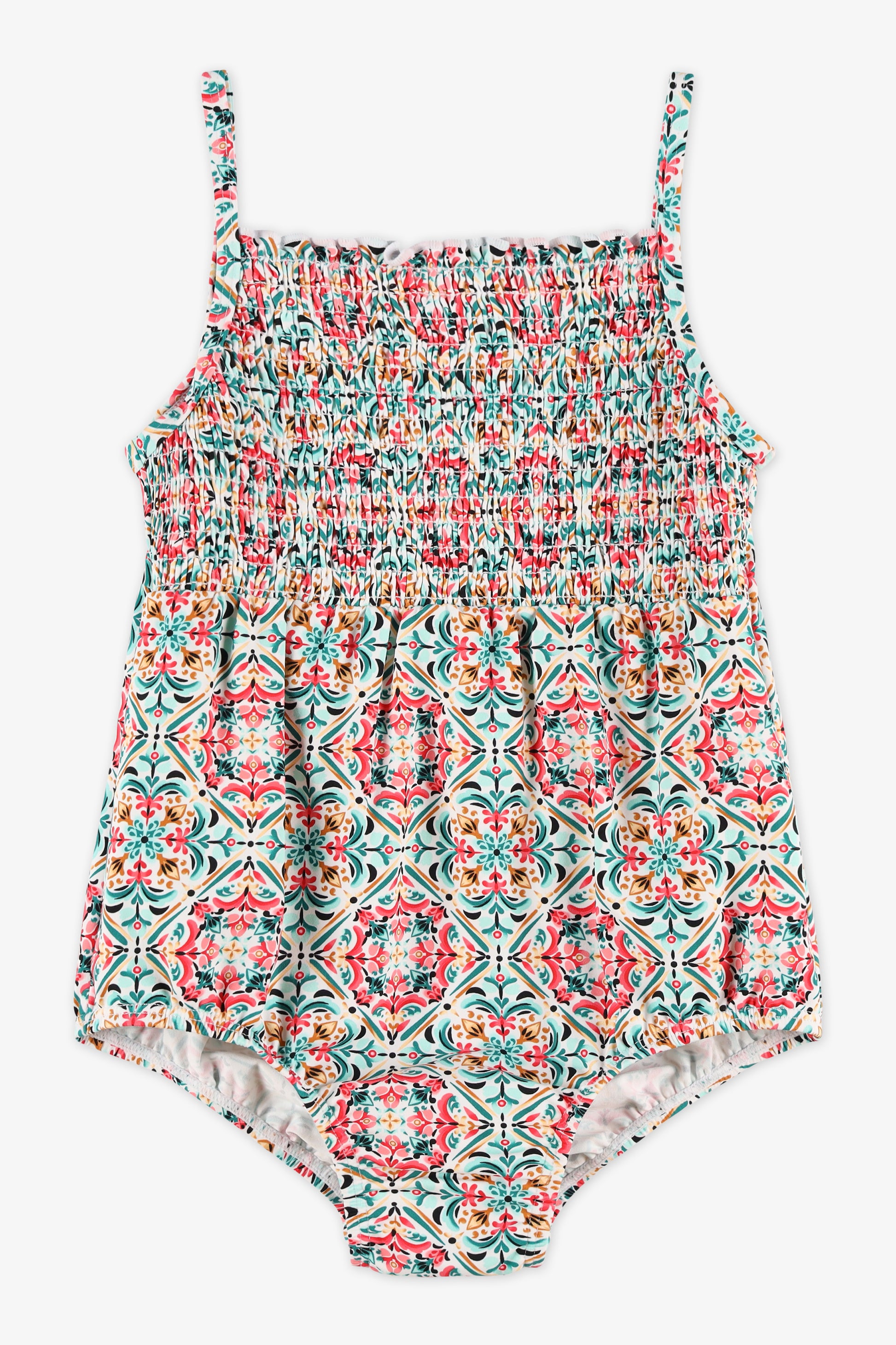 Maillot de bain 1 pièce - Bébé fille && BLANC MULTI