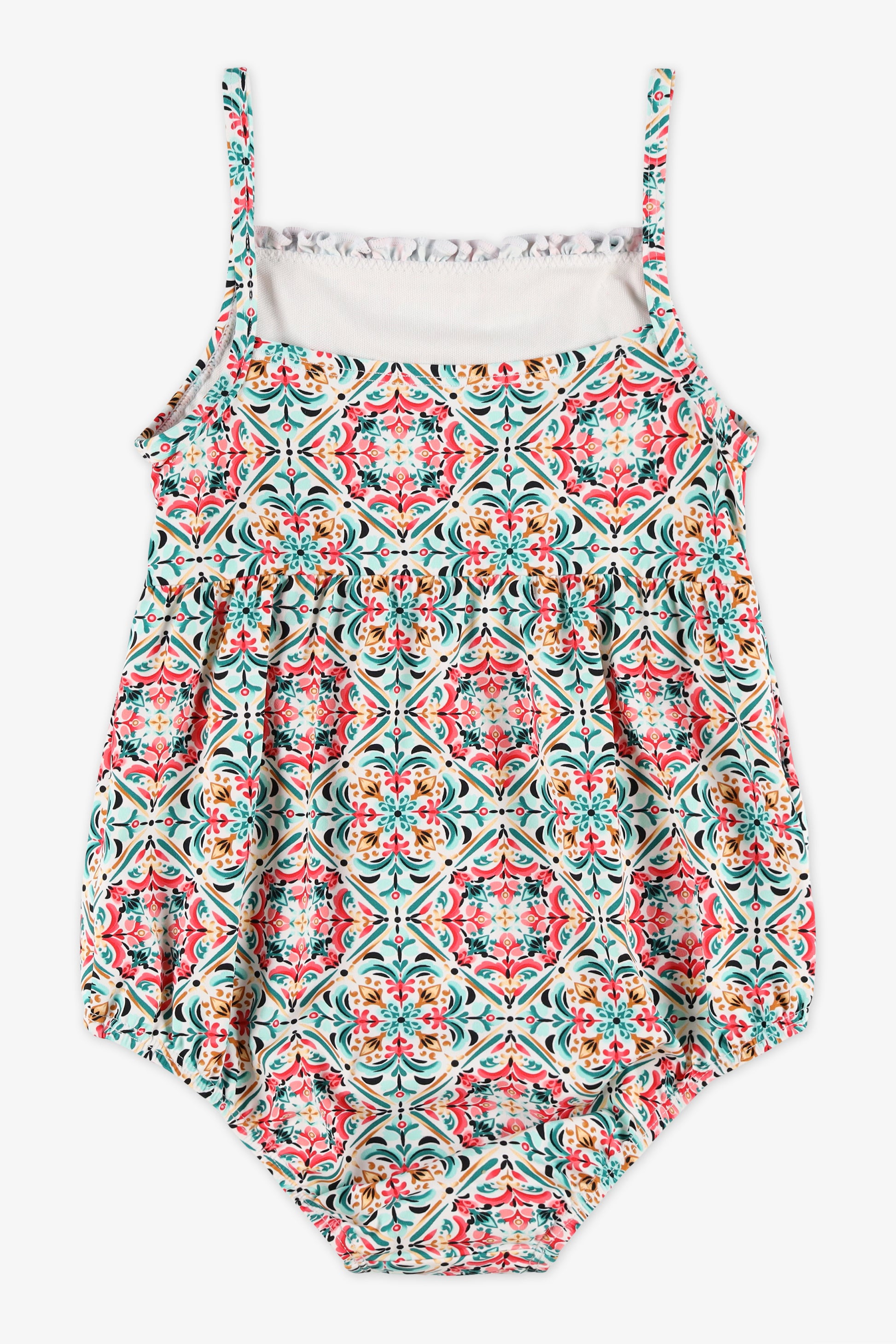 Maillot de bain 1 pièce - Bébé fille && BLANC MULTI