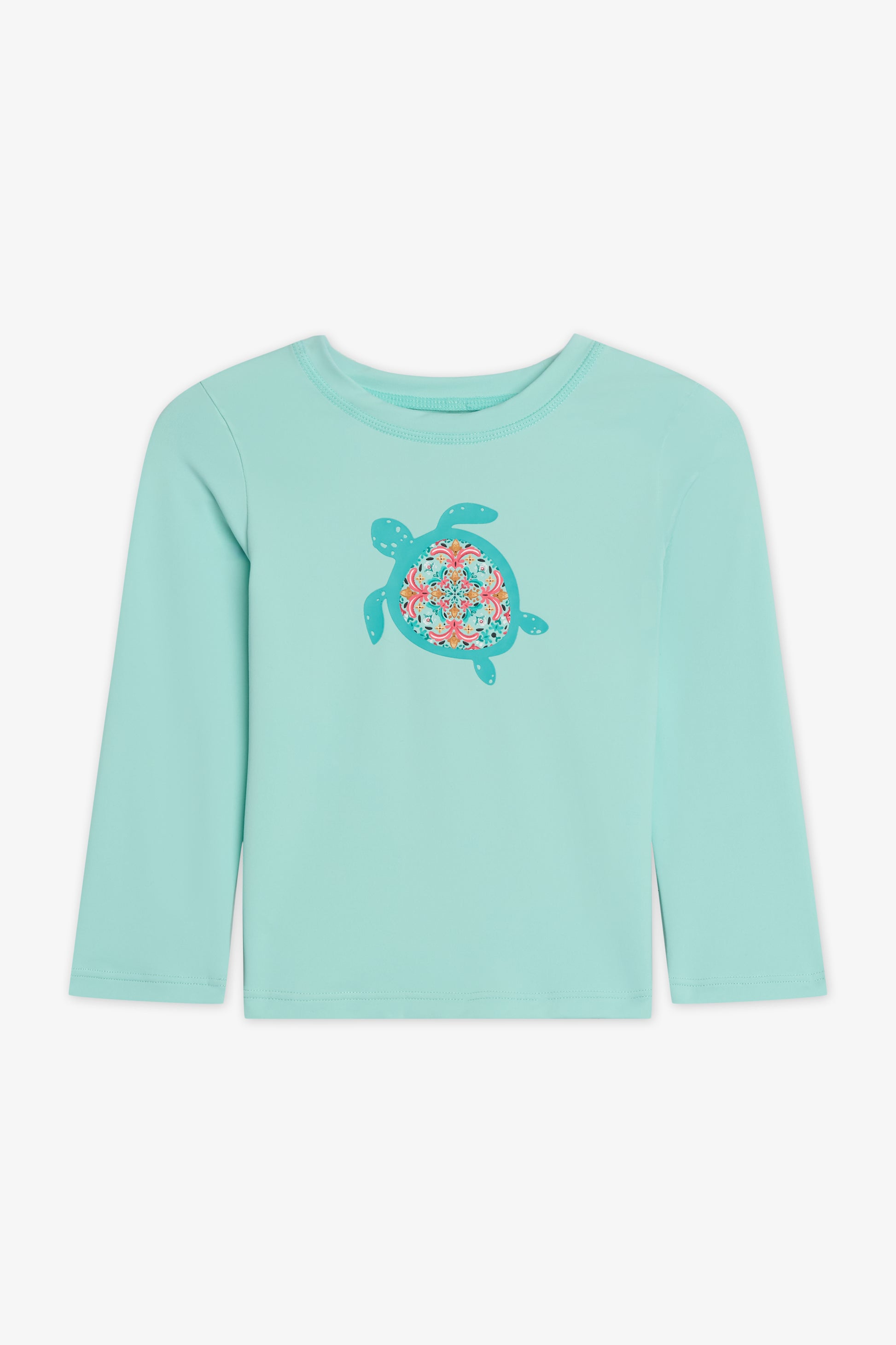 Maillot de bain rashguard manches longues - Bébé fille && AQUA