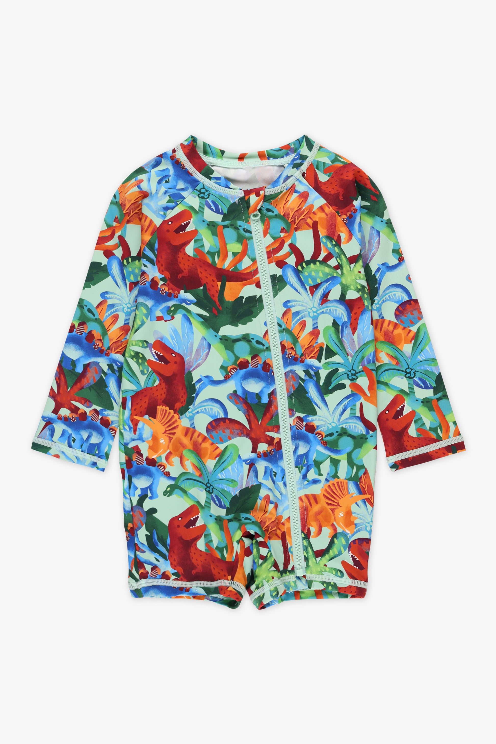 Combinaison Rashguard à manches longues - Bébé garçon && VERT/MULTI