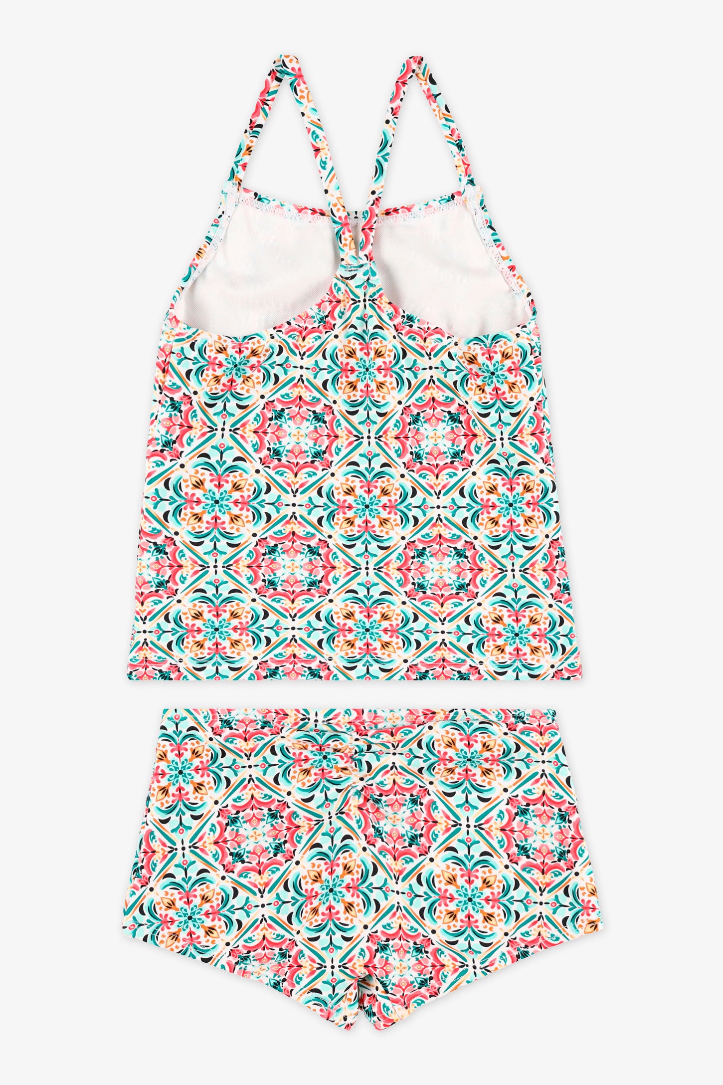 Ensemble maillot de bain 2 pièces - Enfant fille && BLANC MULTI