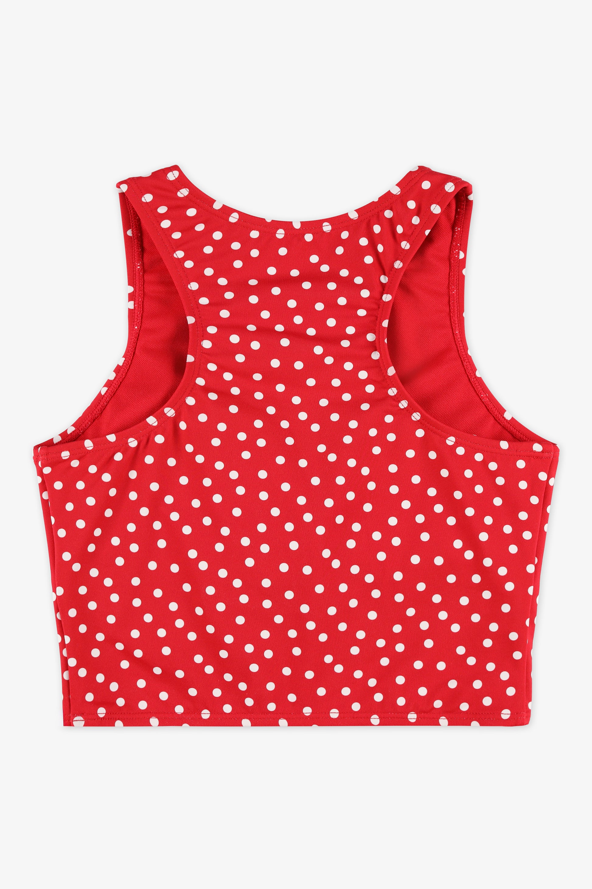 Haut de maillot mixte à imprimés - Ado fille && ROUGE/MULTI