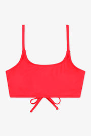 Haut de maillot mixte imprimé – Ado fille && ROUGE