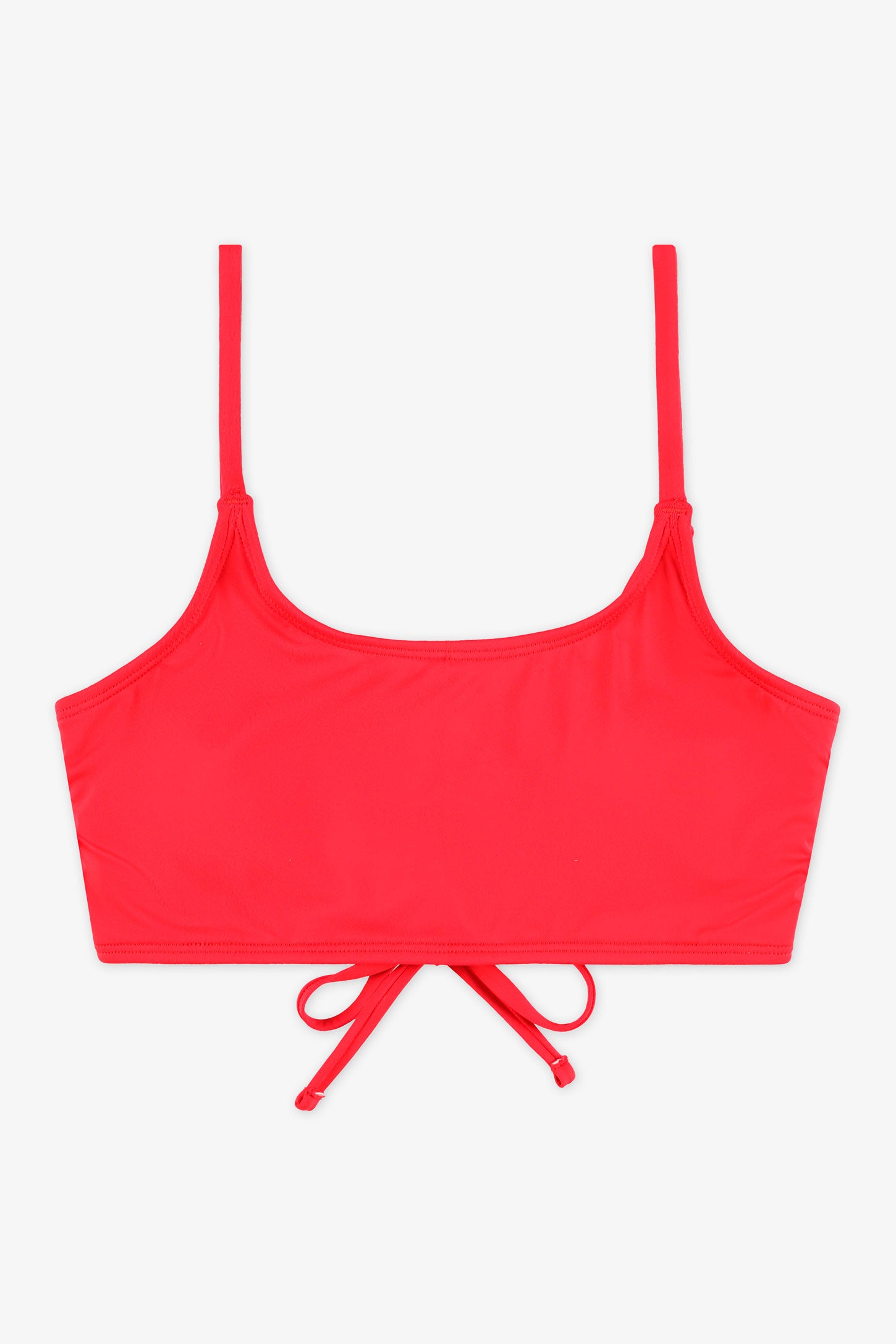 Haut de maillot mixte imprimé – Ado fille && ROUGE