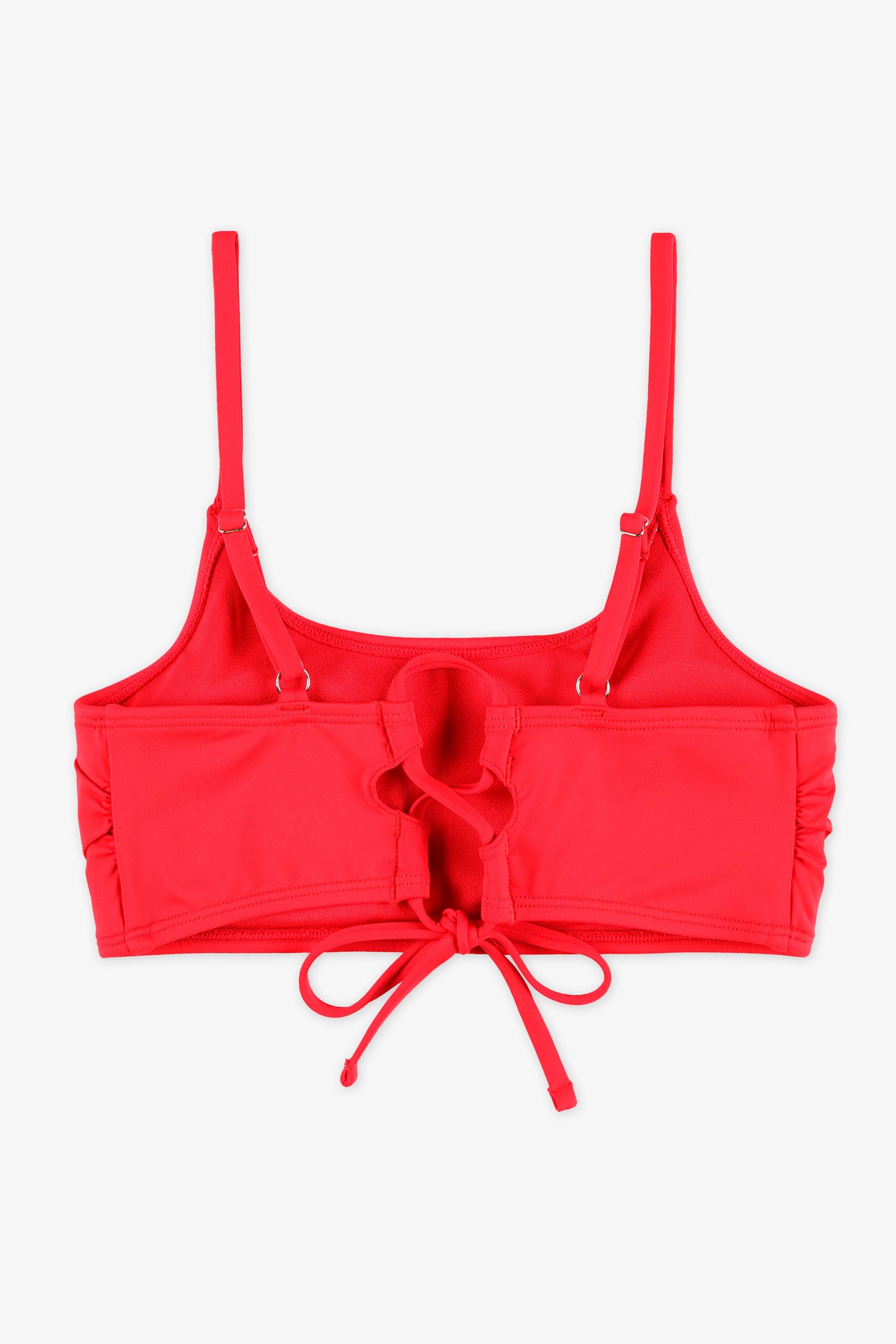 Haut de maillot mixte imprimé – Ado fille && ROUGE
