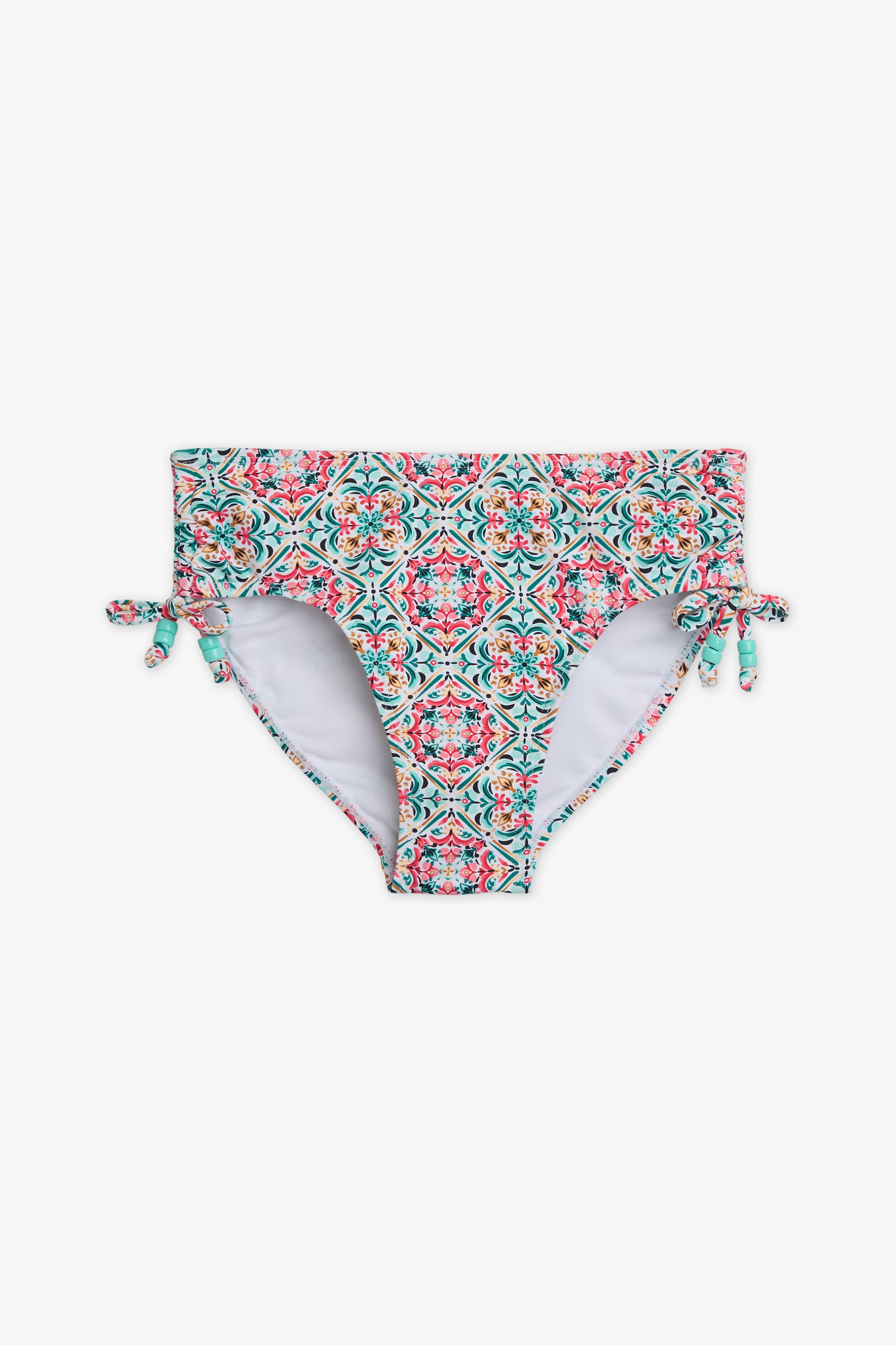 Culotte de maillot mixte - Ado fille && BLANC MULTI
