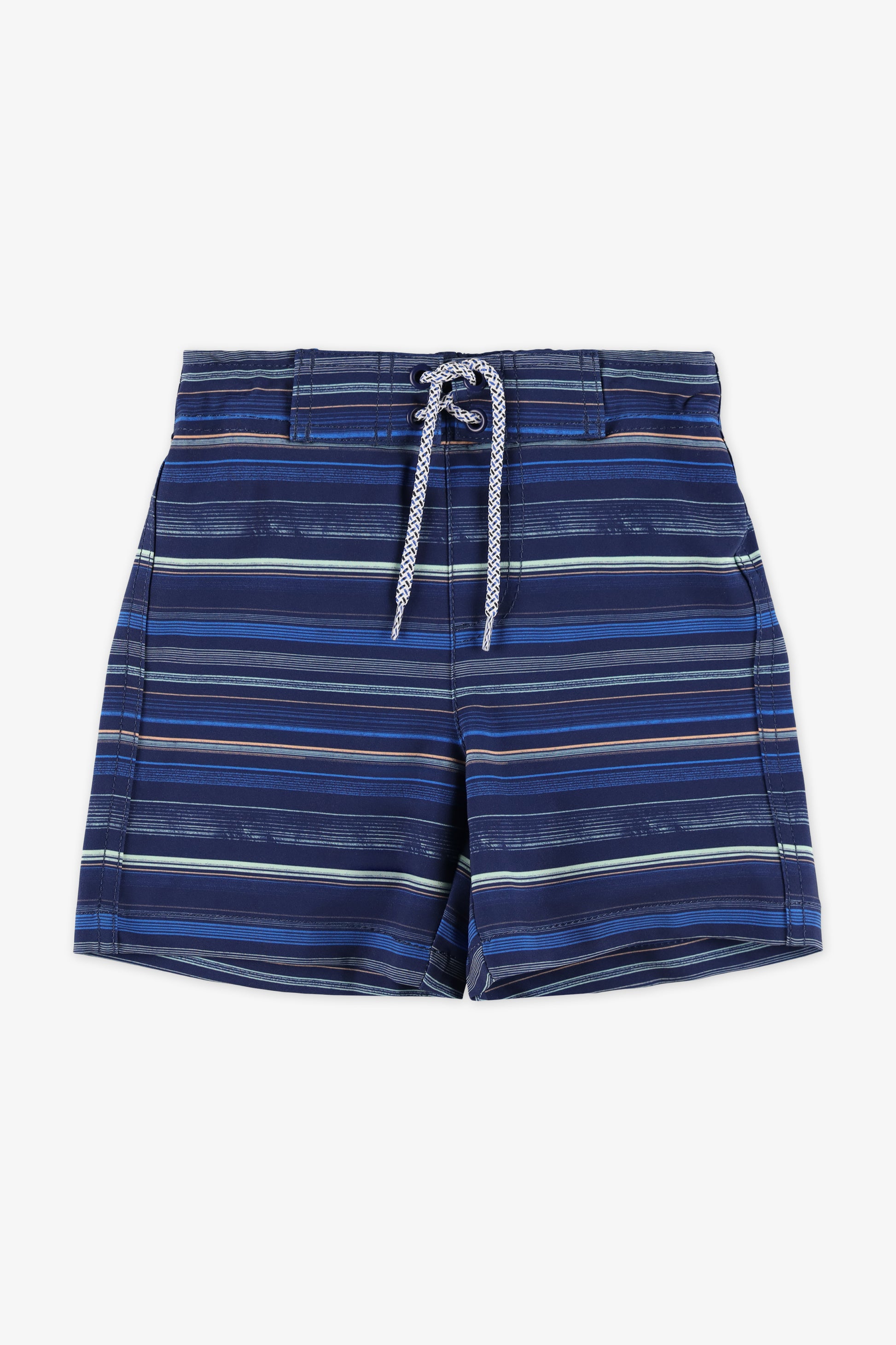 Maillot de bain boardshort - Enfant garçon && BLEU MULTI