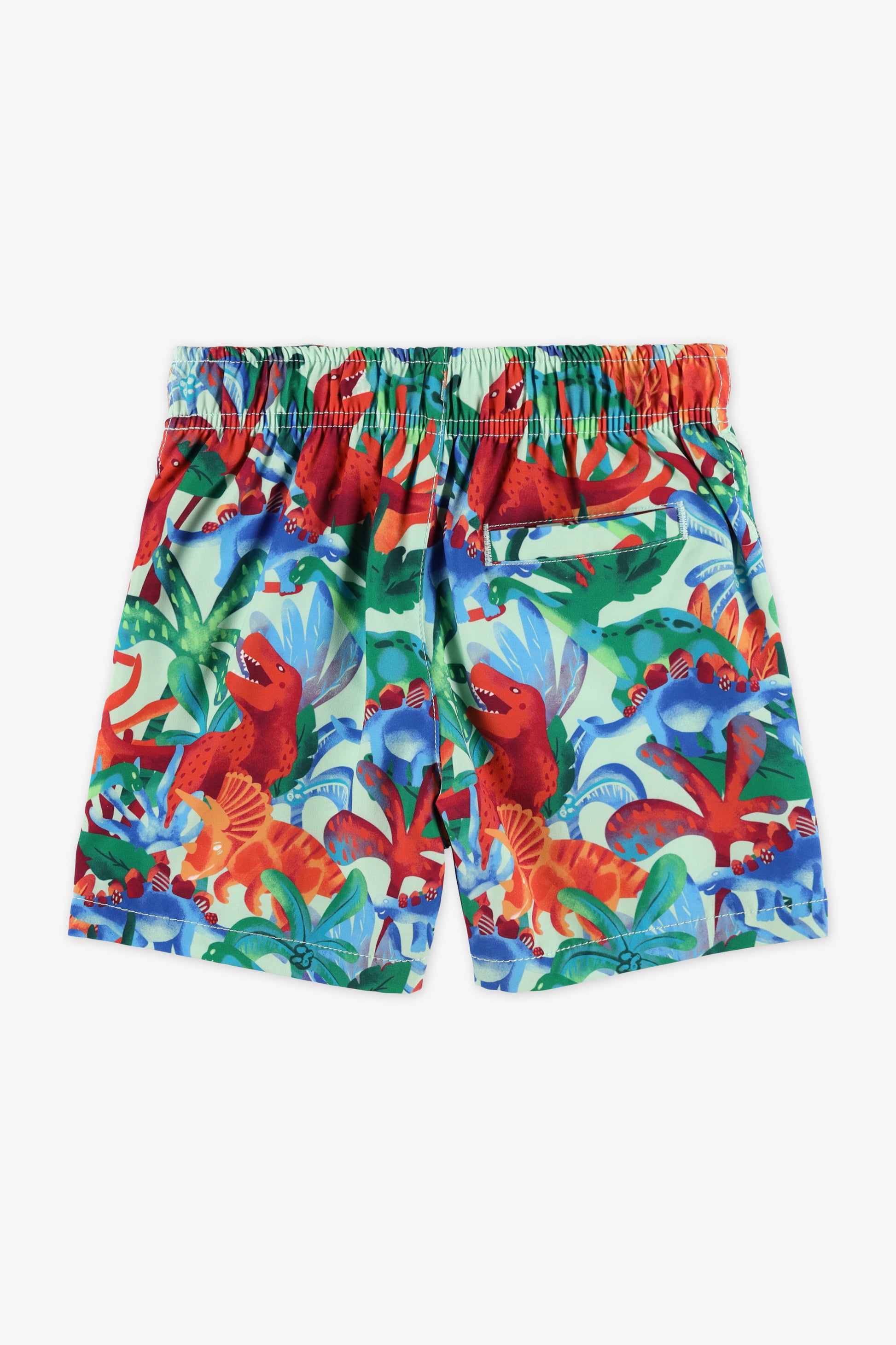 Maillot de bain boardshort - Enfant garçon && VERT/MULTI