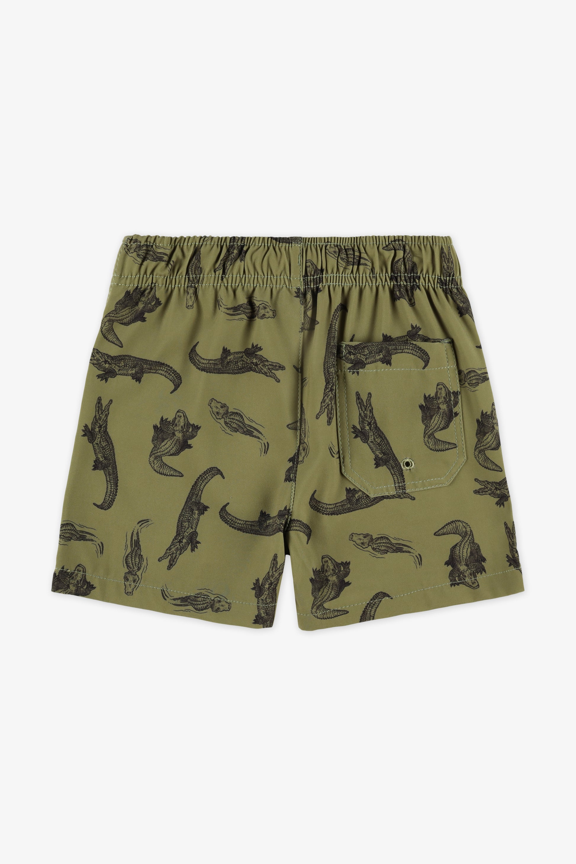 Maillot de bain boardshort - Enfant garçon && KAKI/MULTI