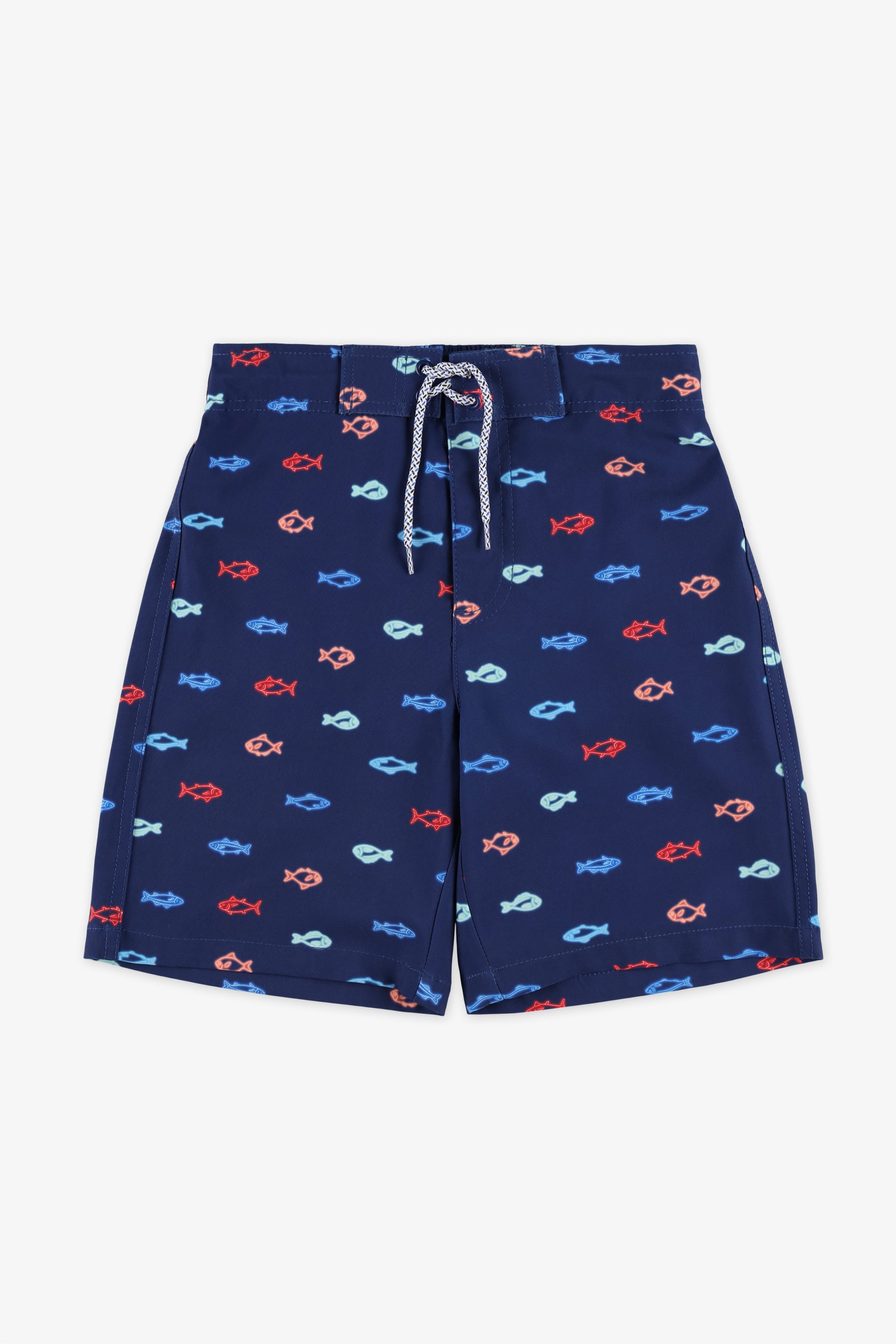 Maillot de bain boardshort - Ado garçon && MARIN/MULTI