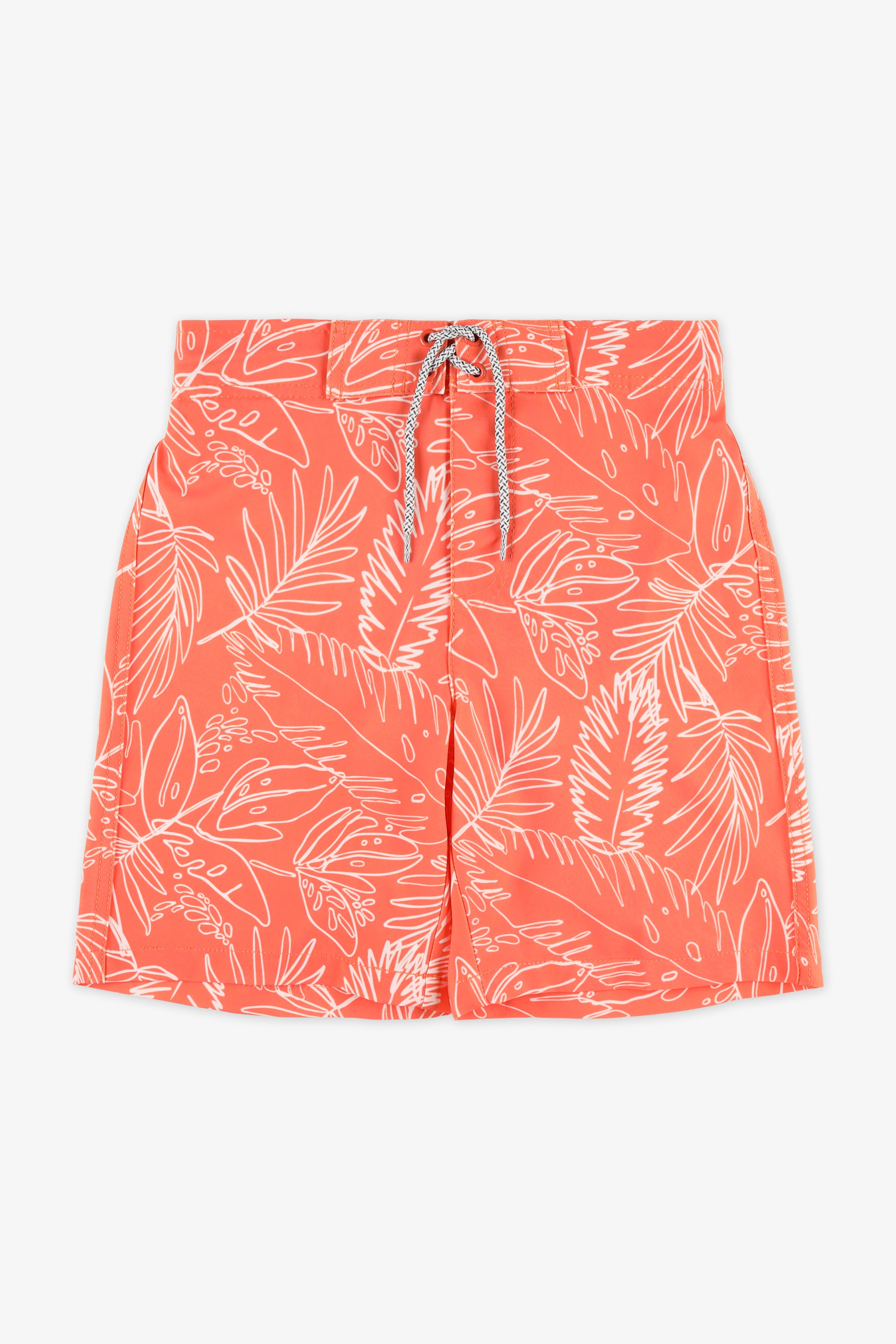 Maillot de bain boardshort - Ado garçon && ORANGE MULTI