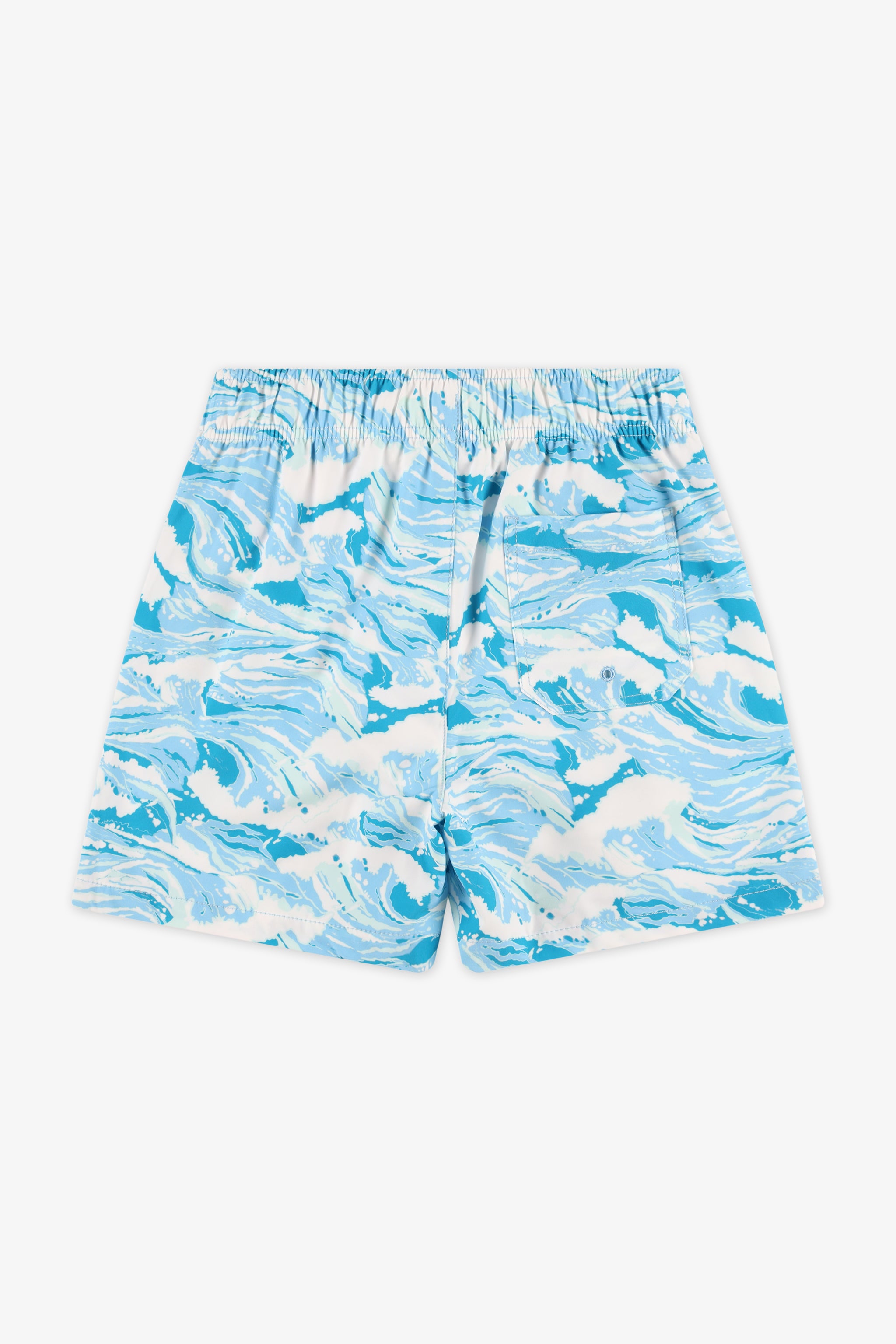Maillot de bain short - Ado garçon && BLEU MULTI