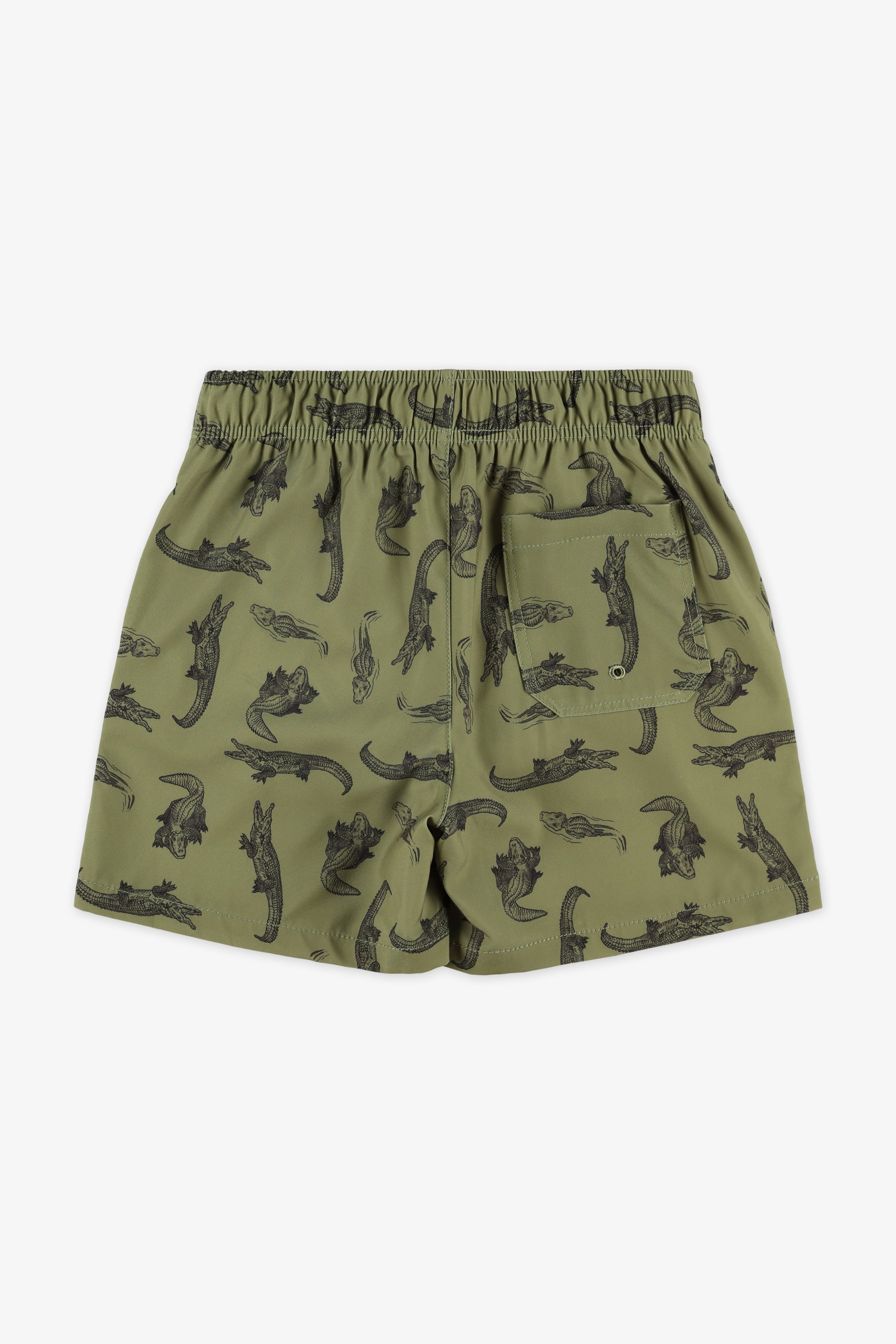 Maillot de bain short - Ado garçon && KAKI/MULTI