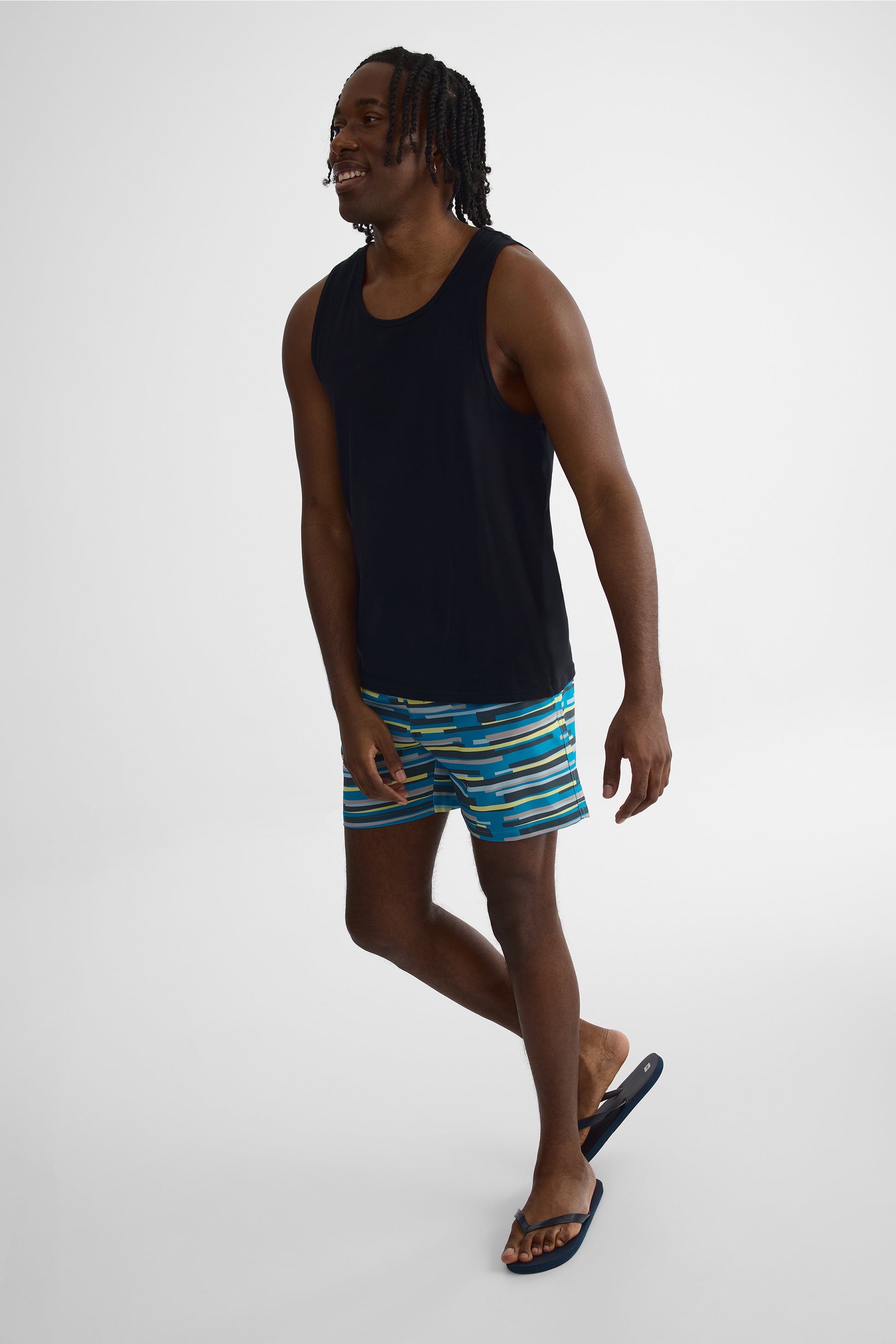 Maillot de bain élastique - Homme && SARCELLE/MULTI