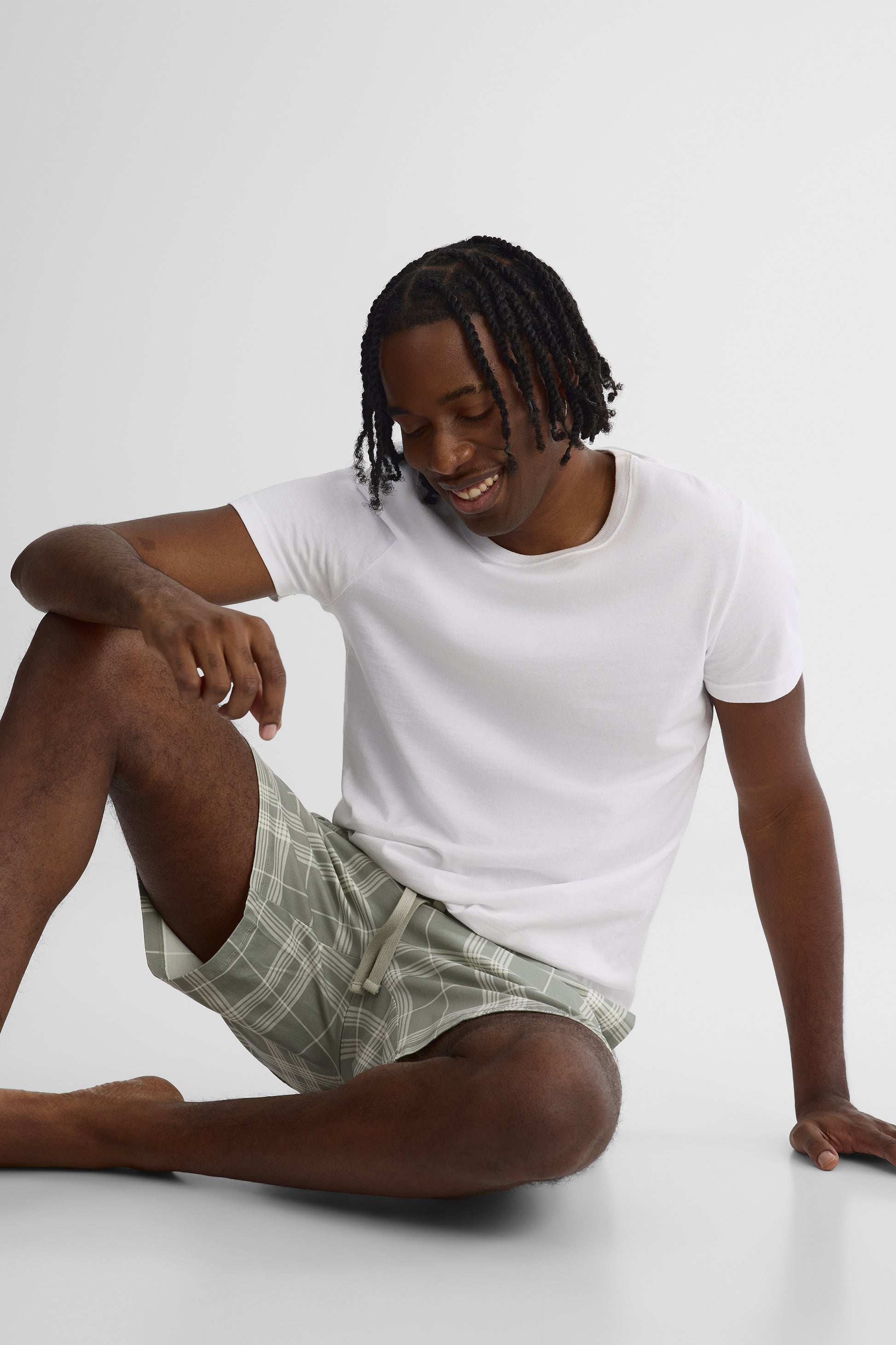 Bermudas de nuit en jersey - Homme && KAKI/MULTI
