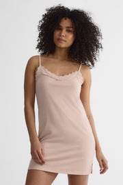 Nuisette en jersey rayonne - Femme && BEIGE