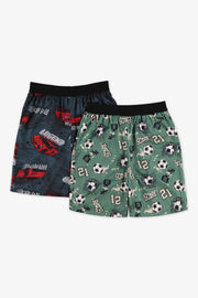 Bermudas de nuit en jersey - Ado garçon && KAKI/MULTI