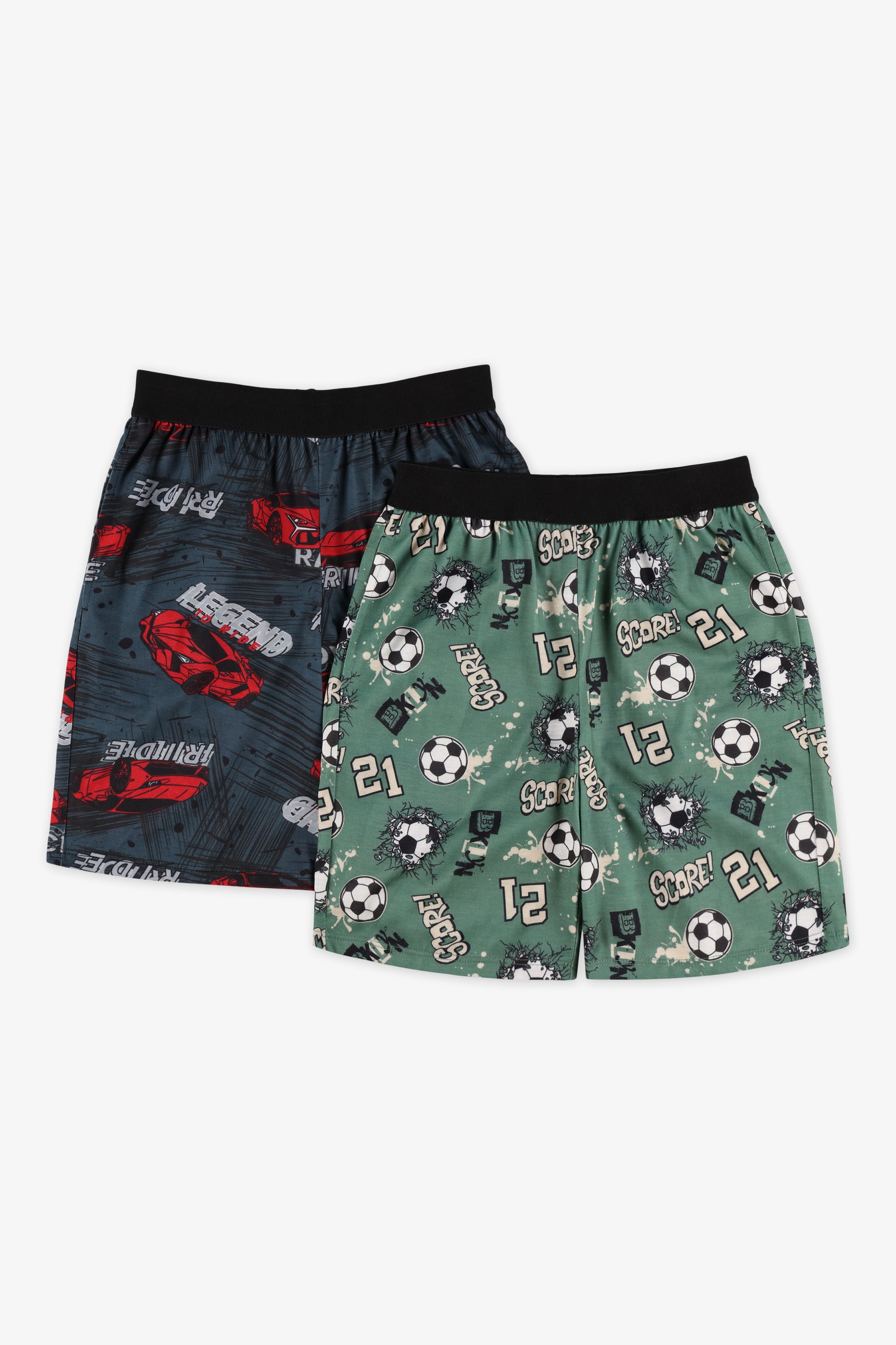 Bermudas de nuit en jersey - Ado garçon && KAKI/MULTI
