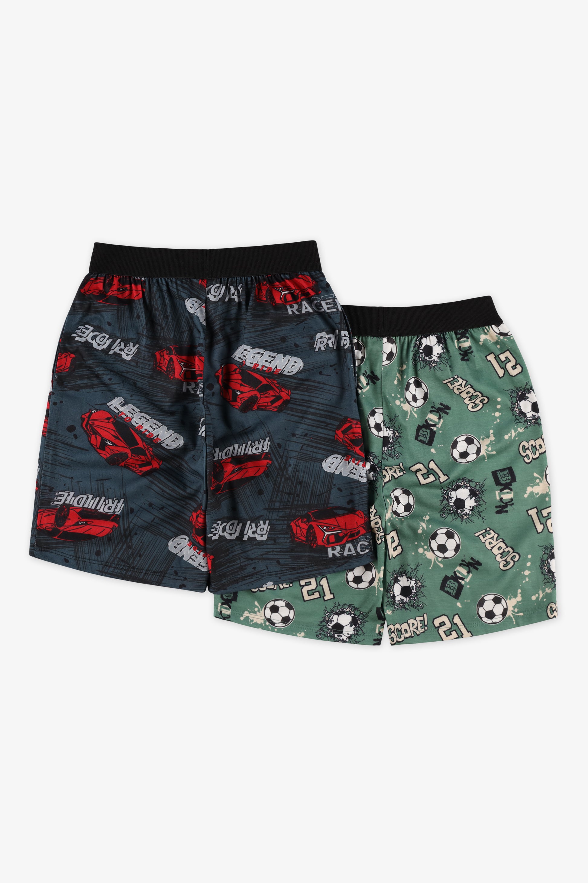 Bermudas de nuit en jersey - Ado garçon && KAKI/MULTI