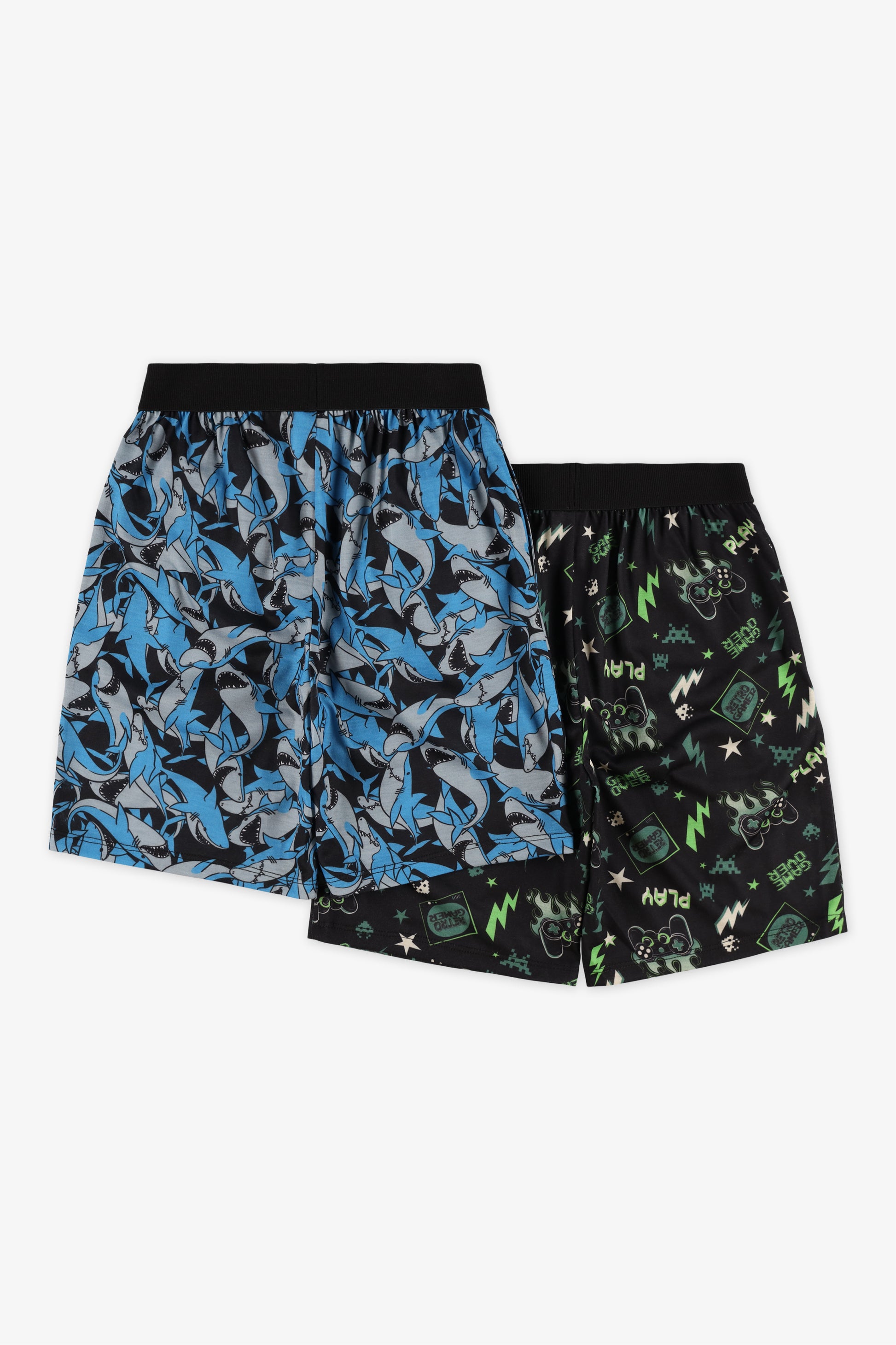 Bermudas de nuit en jersey - Ado garçon && NOIR/MULTI