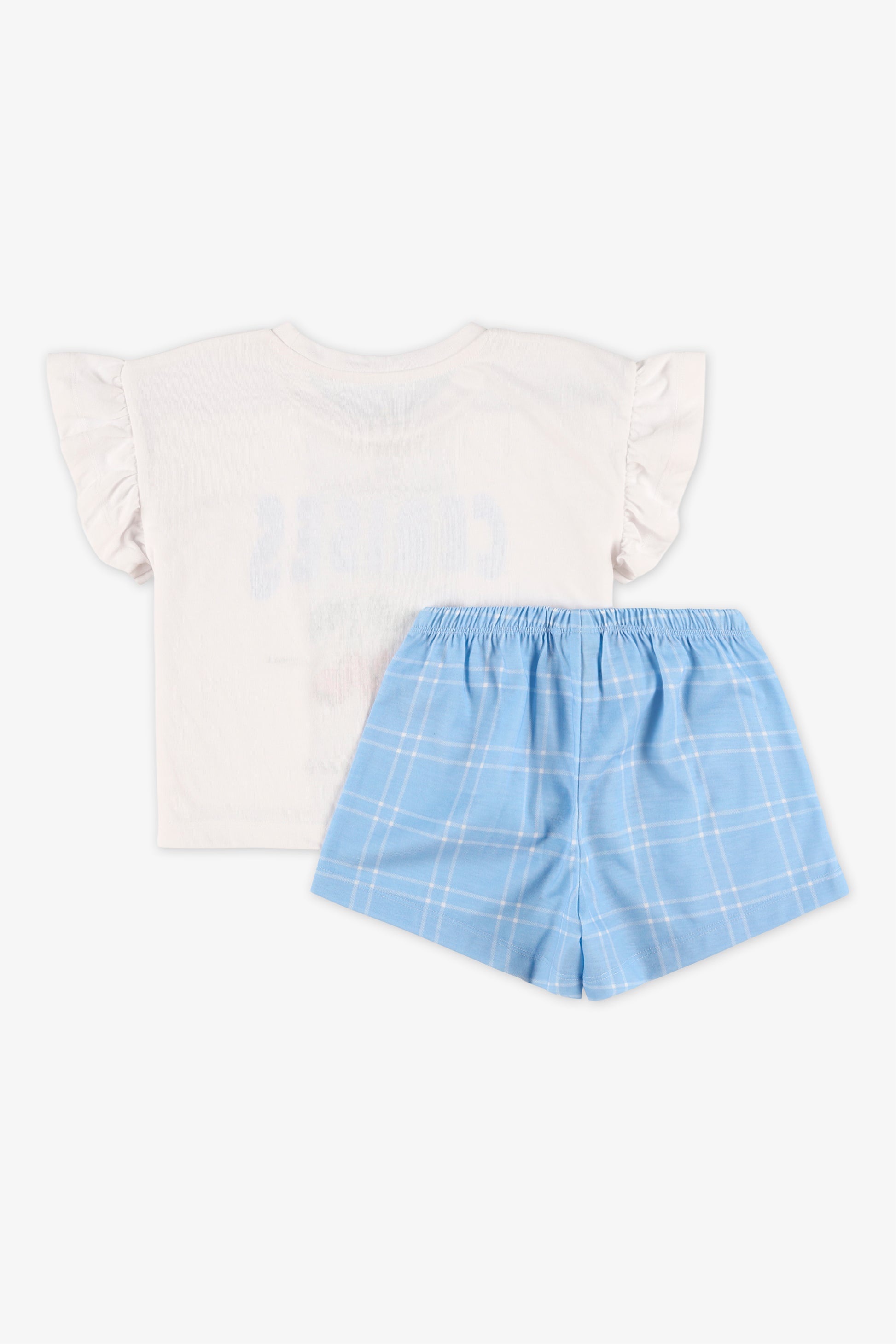 Ensemble de nuit 2 pièces - Enfant fille && BLANC