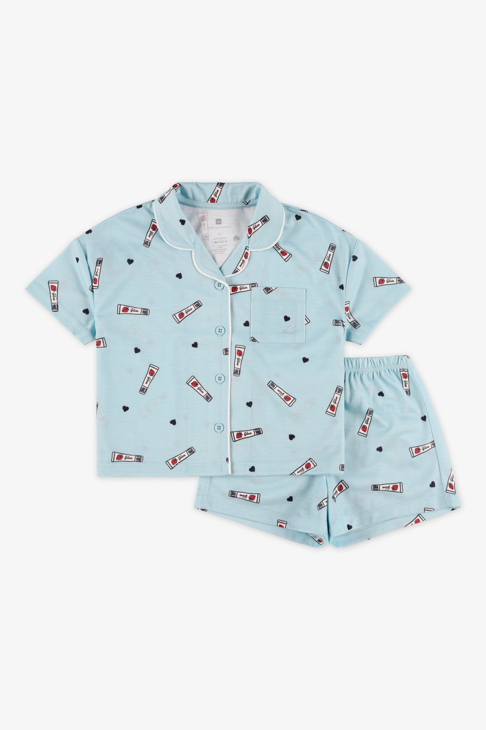 Ensemble 2 pièces de nuit - Enfant fille && BLEU MULTI
