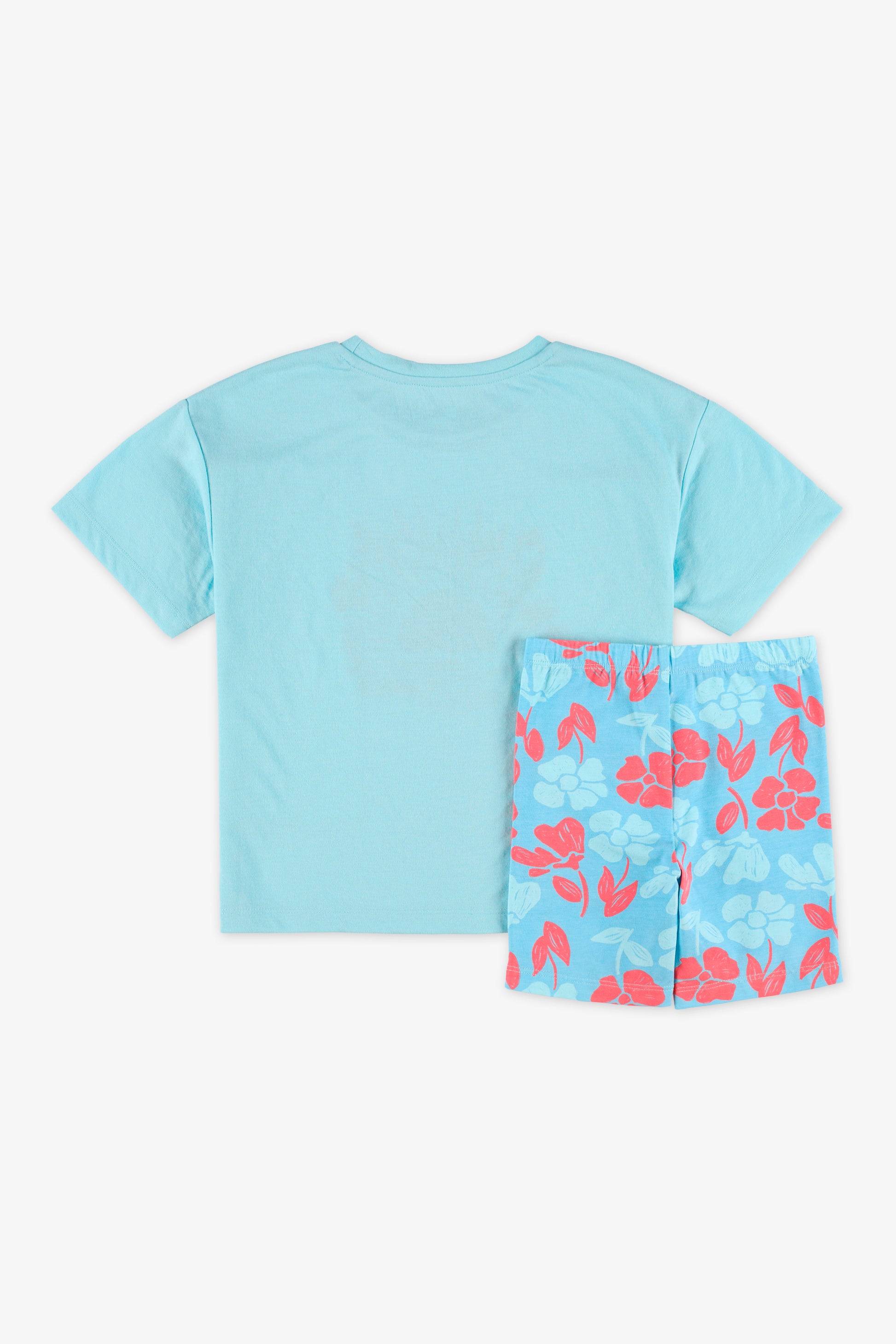 Ensemble de nuit 2 pièces - Enfant fille && TURQUOISE