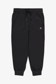 Pantalon semi-haut élastique - Enfant fille && NOIR